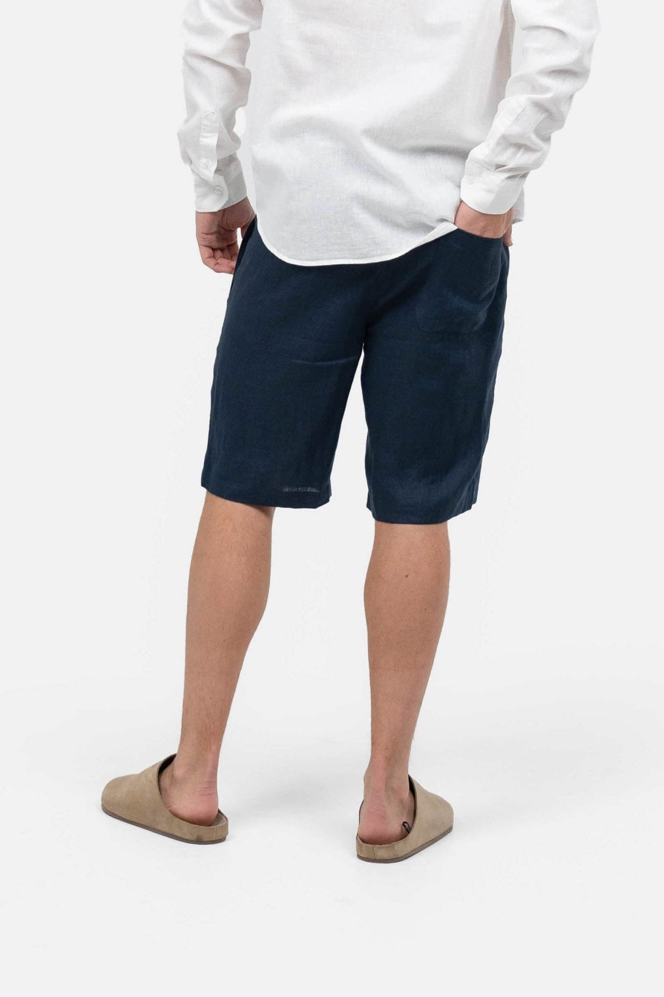 Hørshorts Navy |  Skagen-clothing.dk