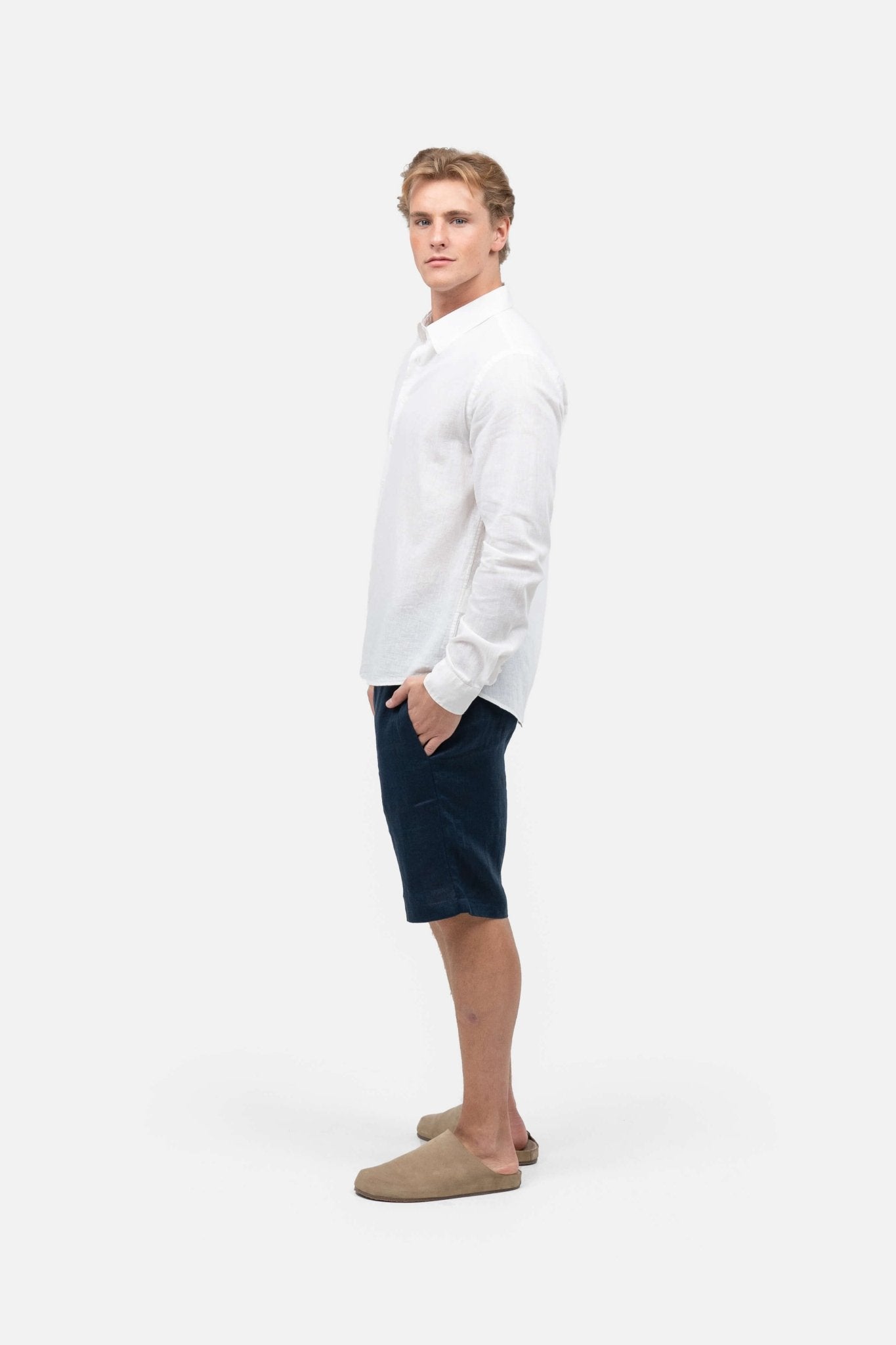 Hørshorts Navy |  Skagen-clothing.dk