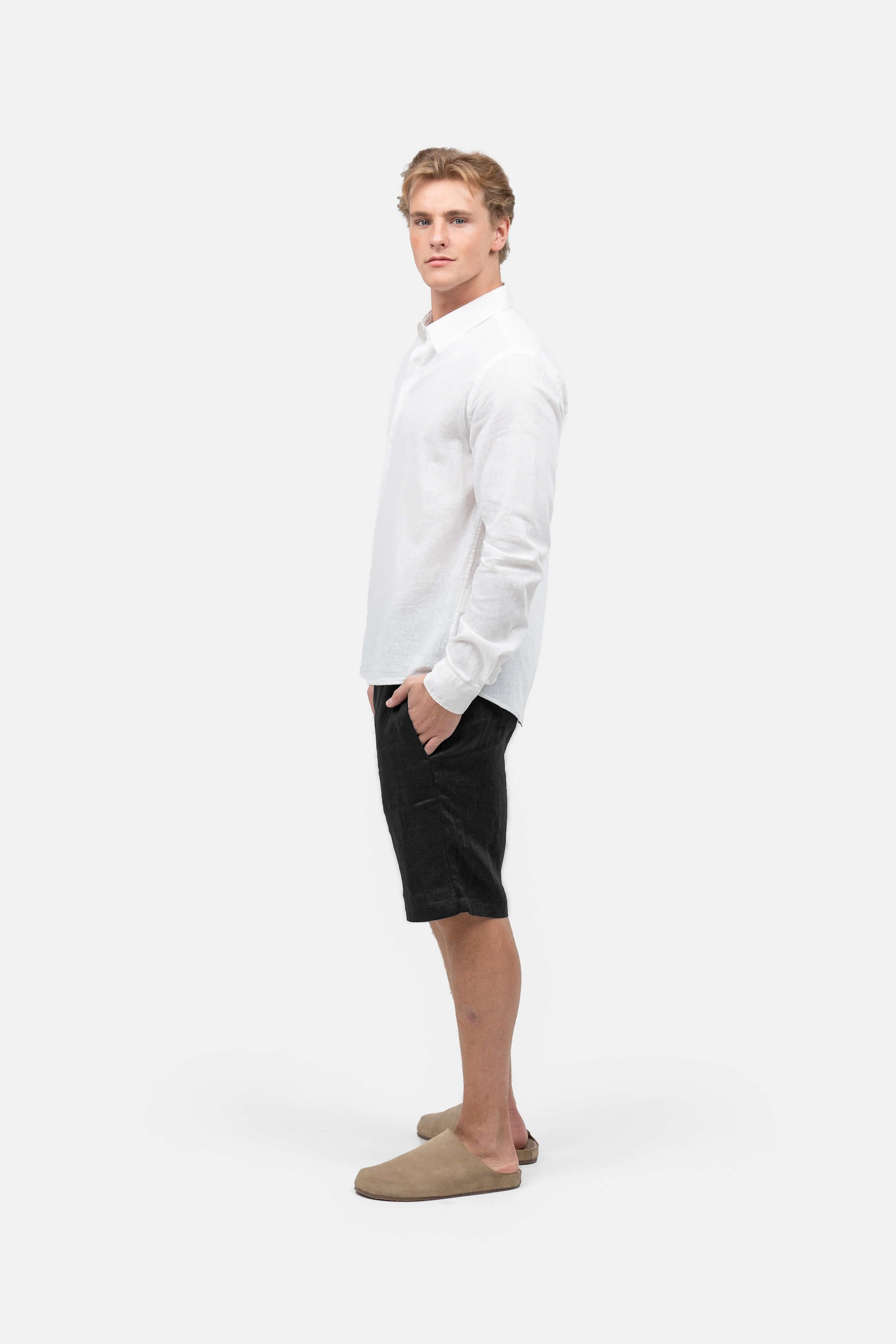 Hørshorts Sort |  Skagen-clothing.dk