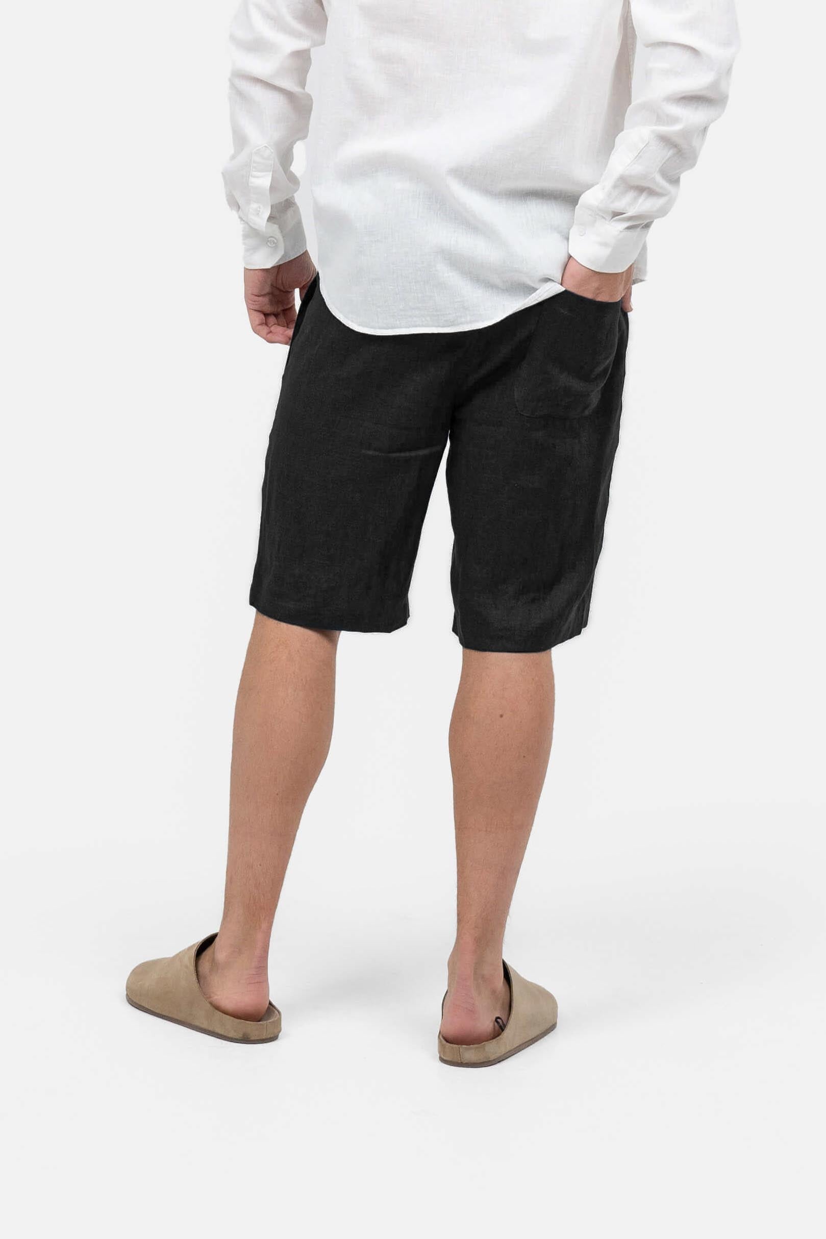 Hørshorts Sort |  Skagen-clothing.dk