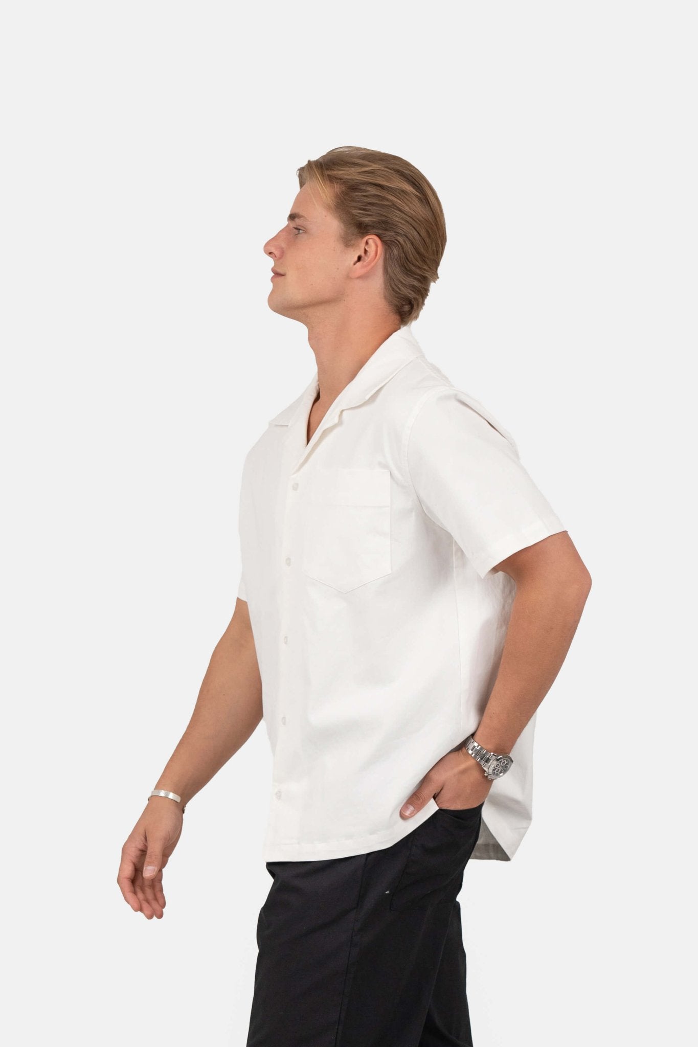 Kortærmede Skjorte - Box fit Hvid |  Skagen-clothing.dk