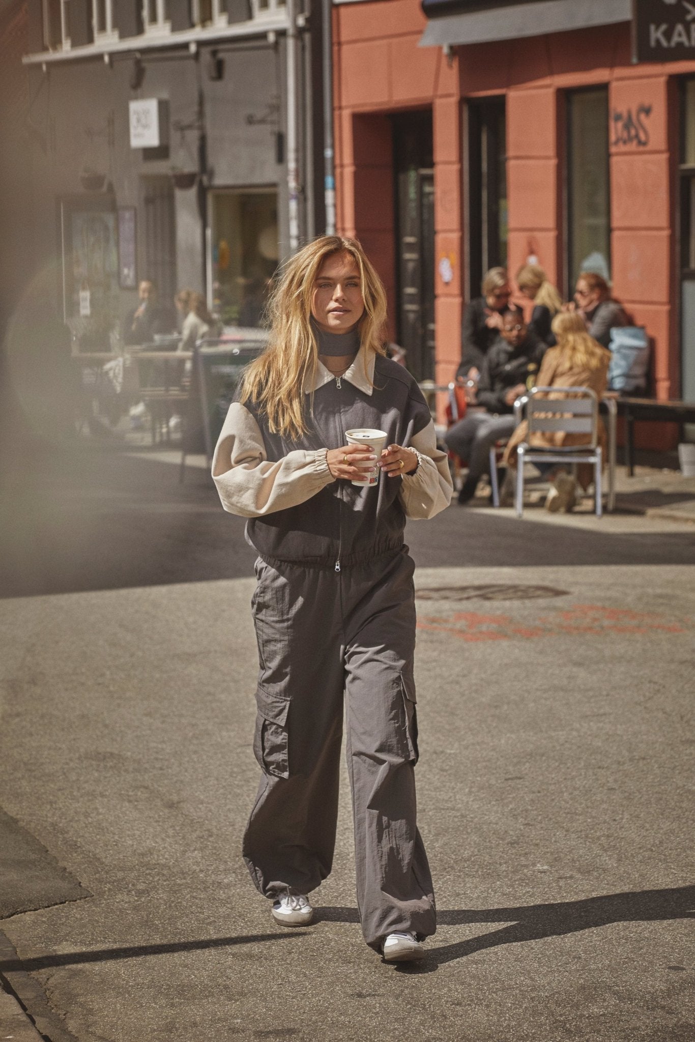 Laila x SC Collab: Cargo Pants Grey |  Skagen-clothing.dk