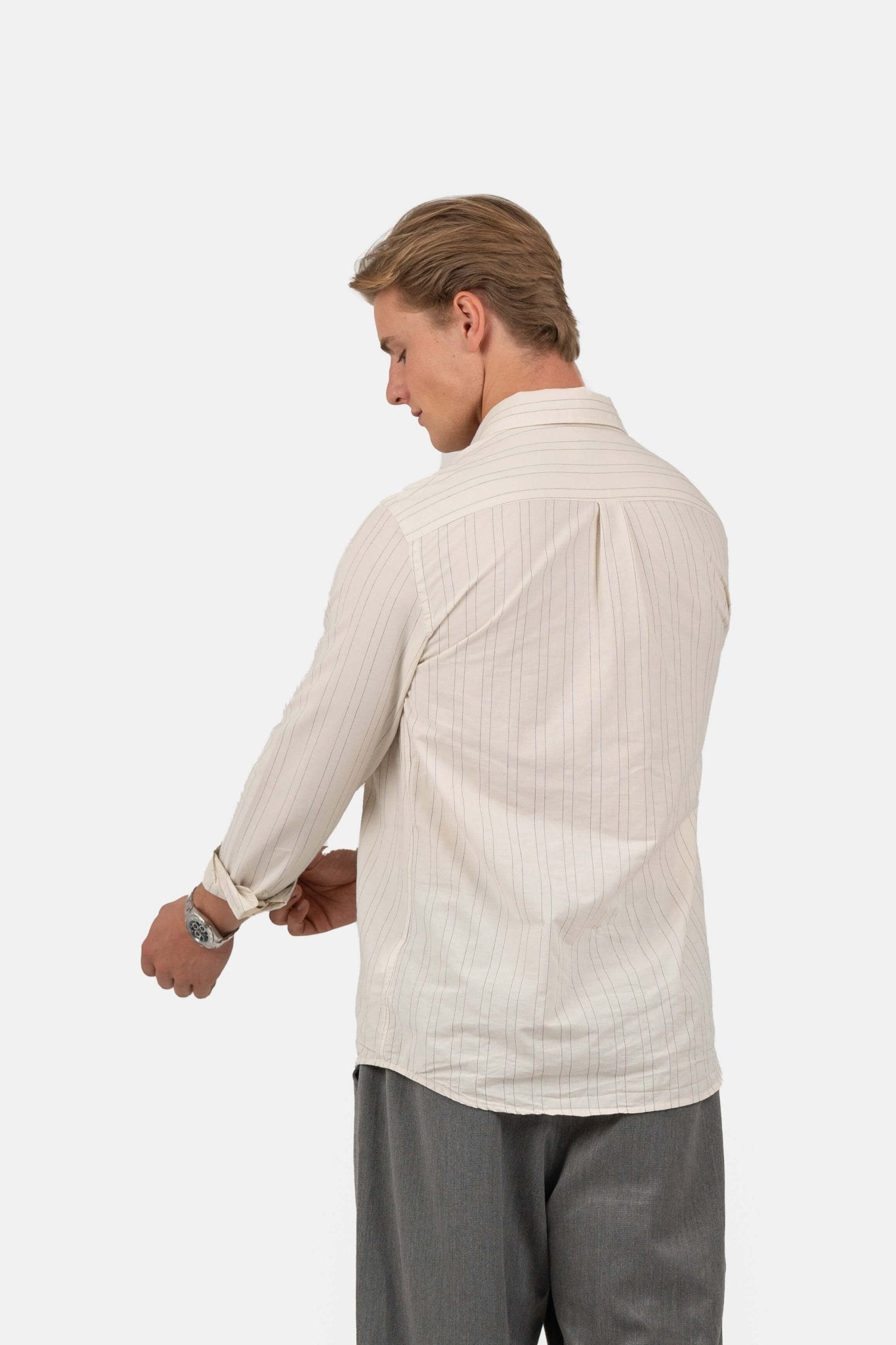 Langærmet Pinstriped Skjorte |  Skagen-clothing.dk