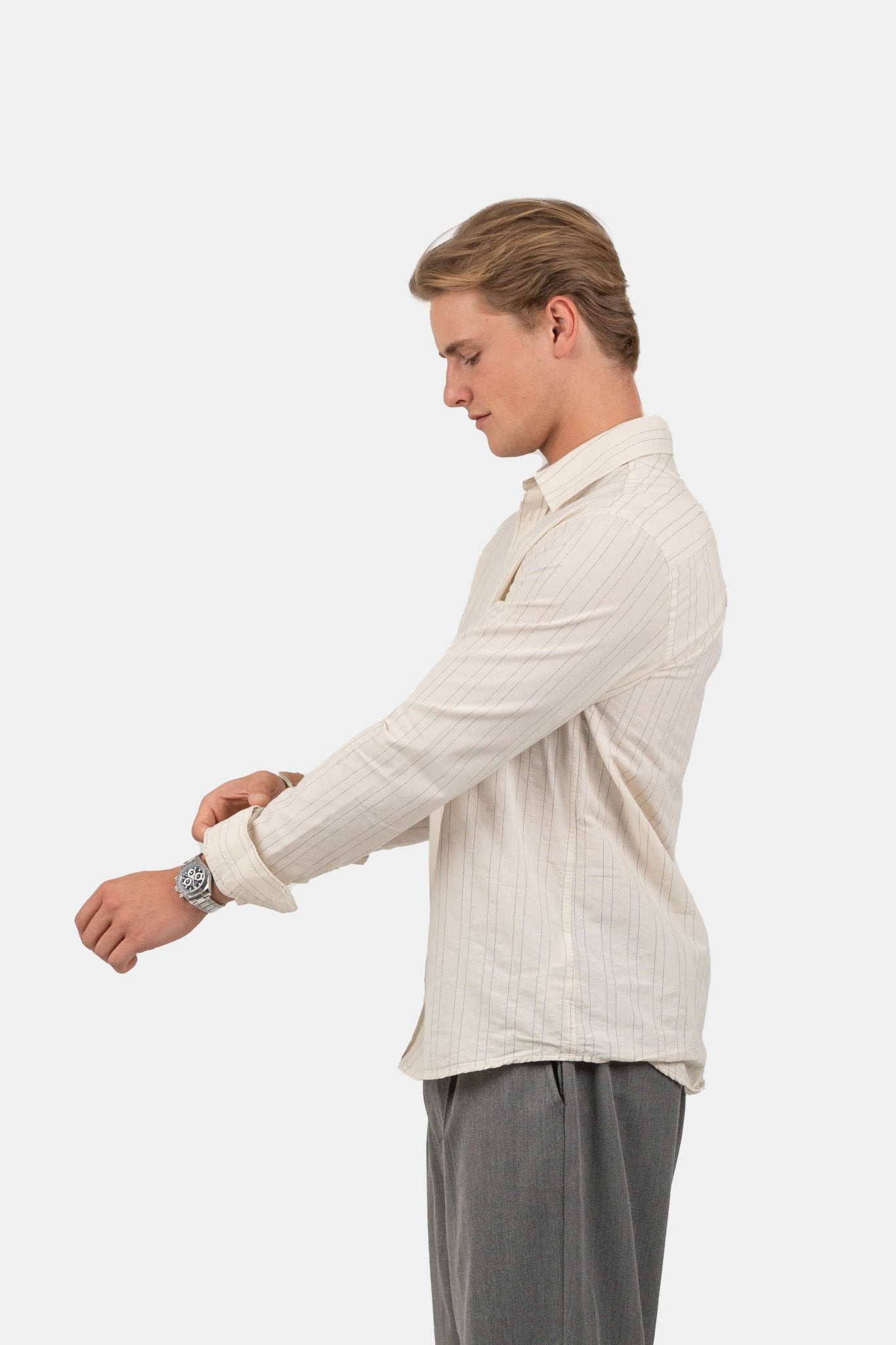 Langærmet Pinstriped Skjorte |  Skagen-clothing.dk