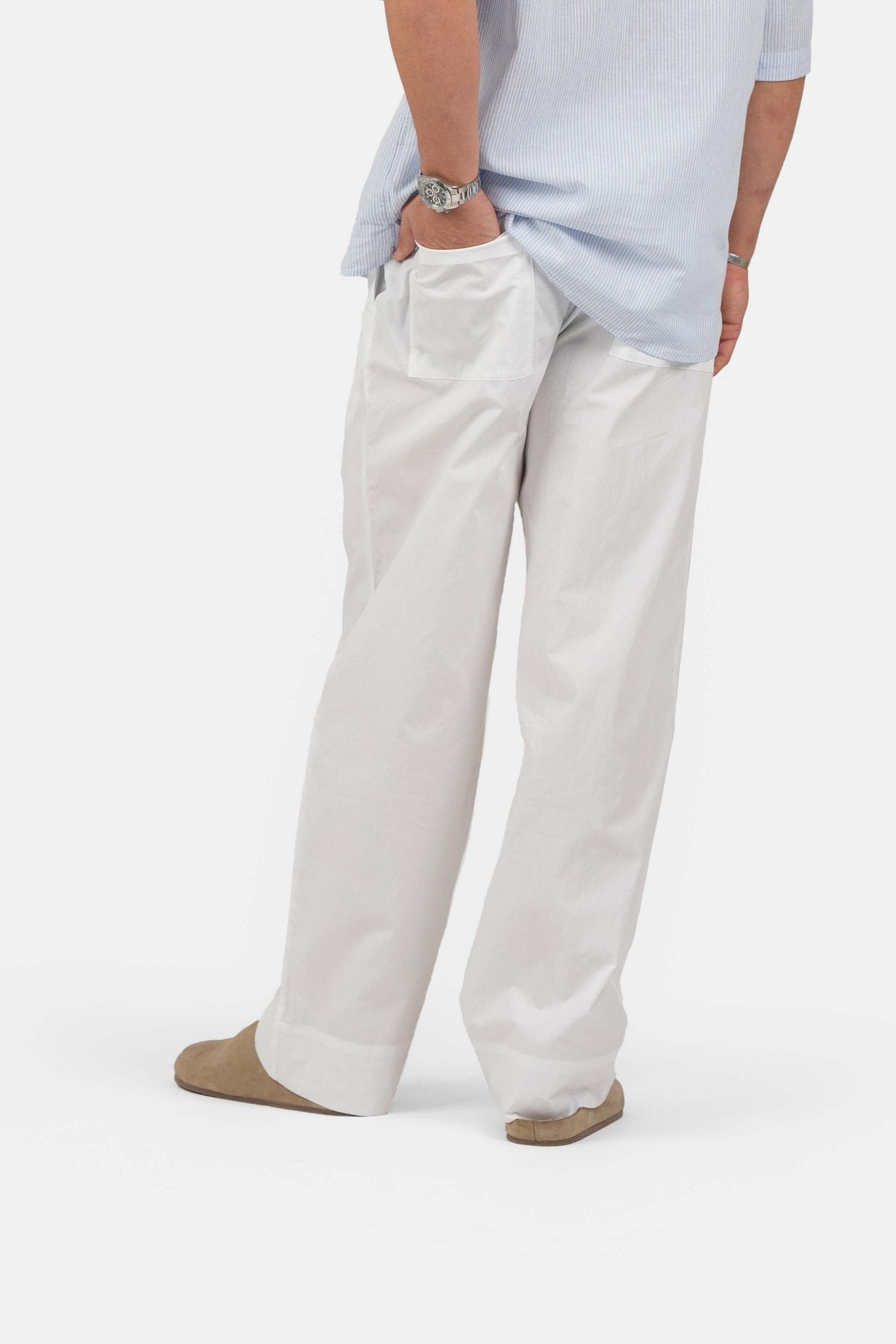 Pyjamas Pants Hvid |  Skagen-clothing.dk