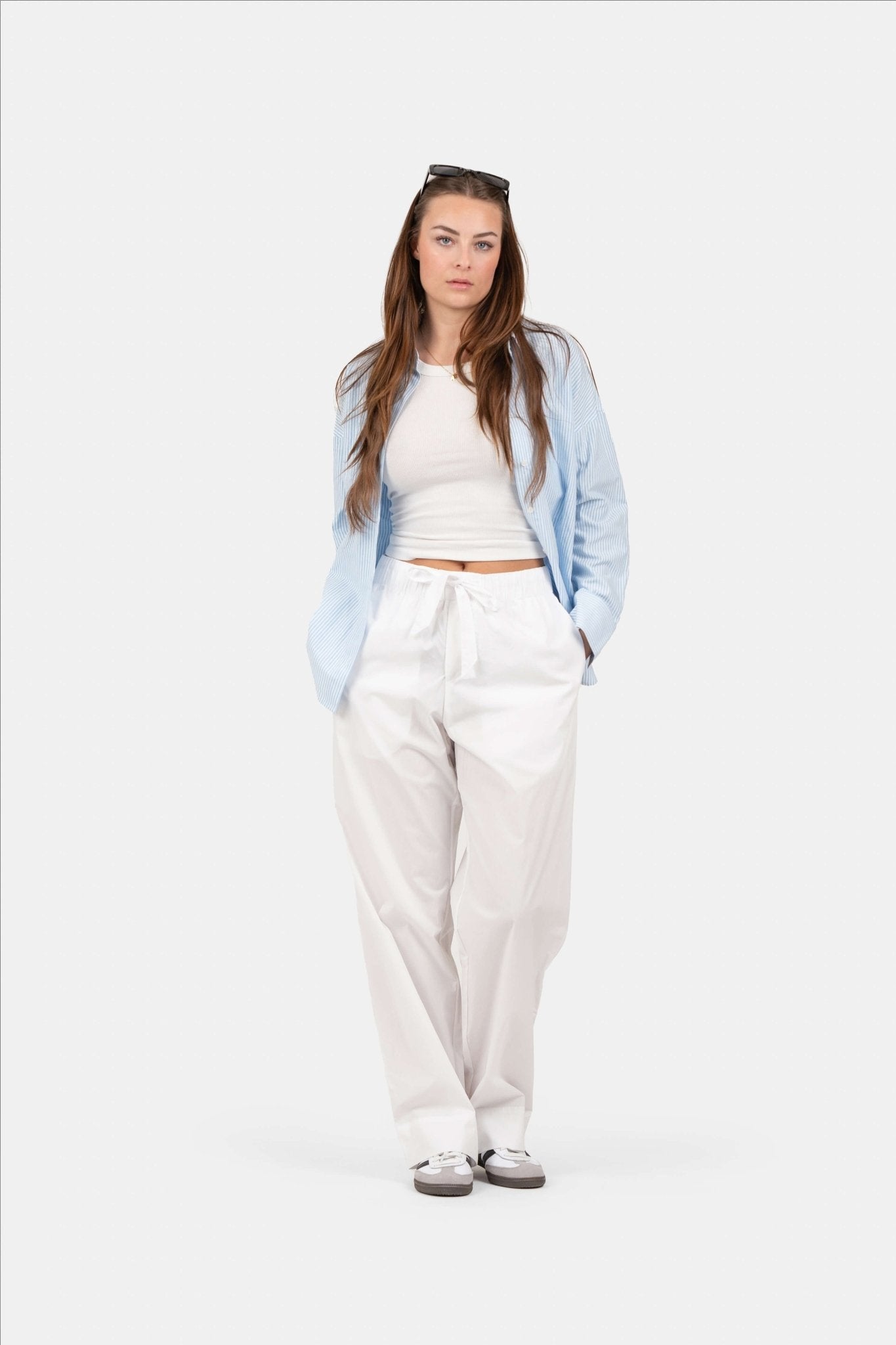 Pyjamas Pants Hvid |  Skagen-clothing.dk