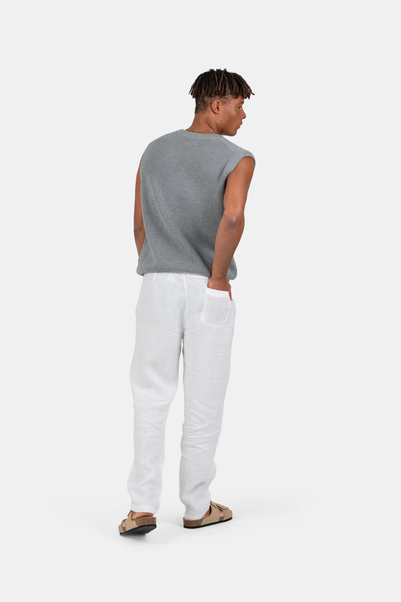 Strikvest Grå |  Skagen-clothing.dk