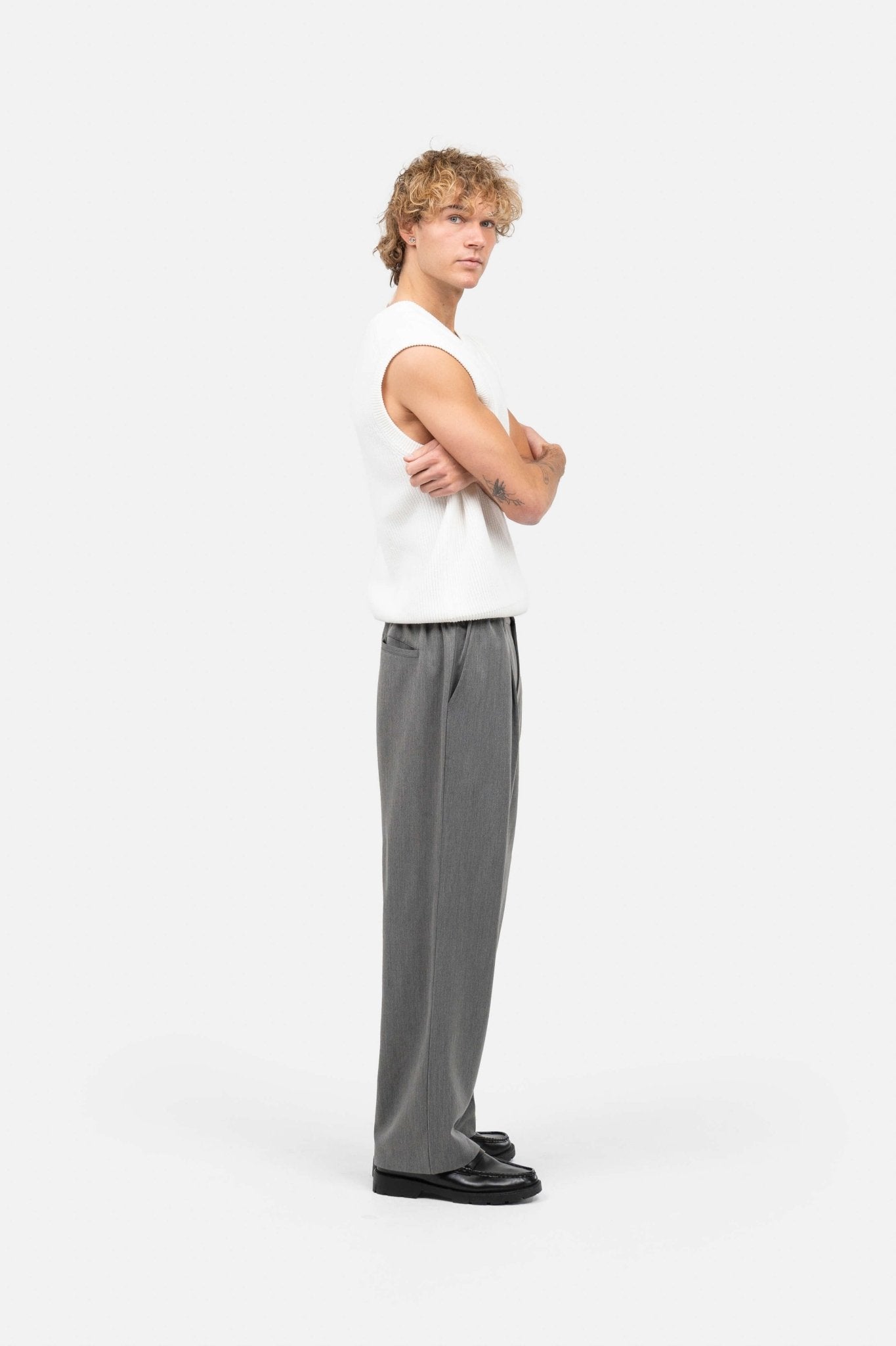 Strikvest Hvid |  Skagen-clothing.dk