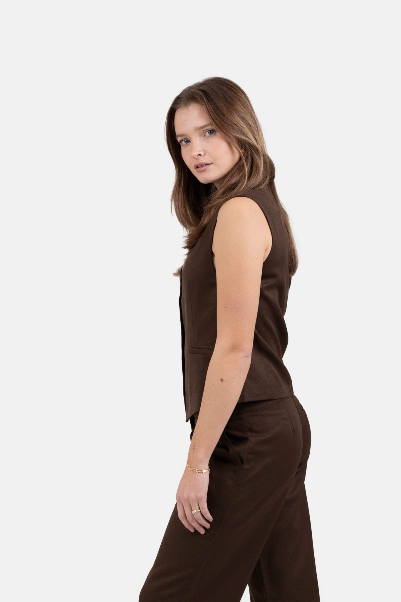 Suitvest Brun |  Skagen-clothing.dk