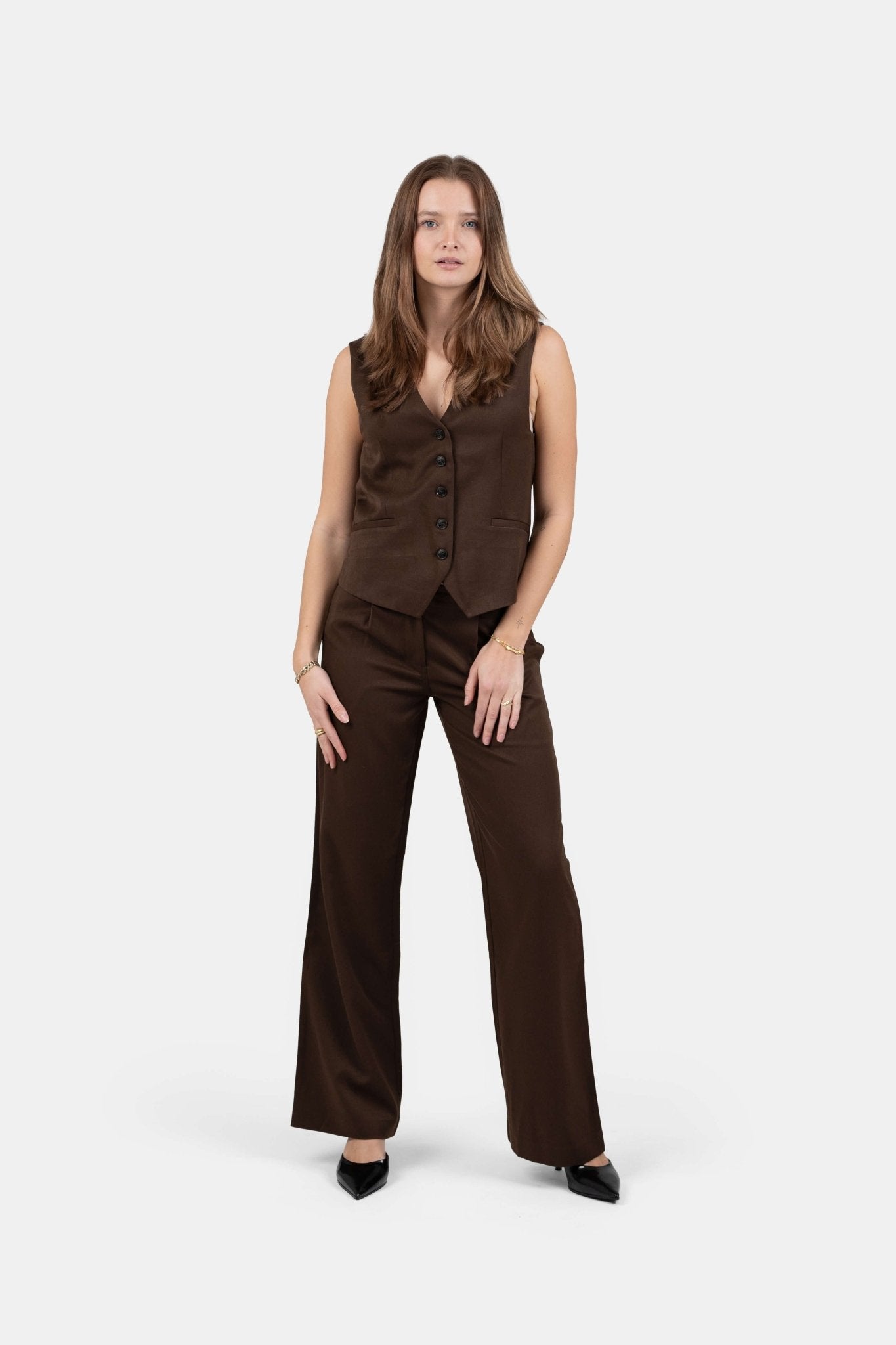 Suitvest Brun |  Skagen-clothing.dk