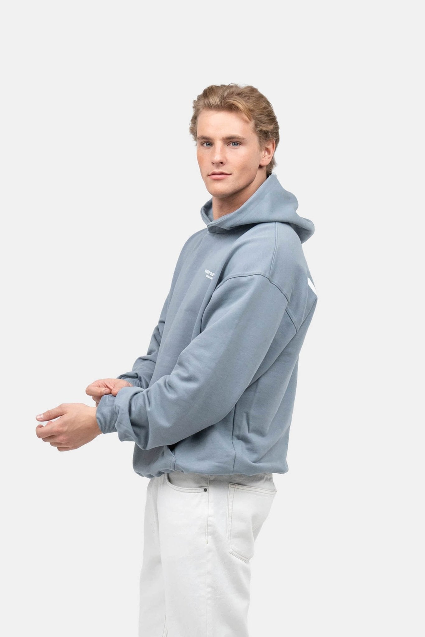 UNMARKED Hoodie Blå |  Skagen-clothing.dk