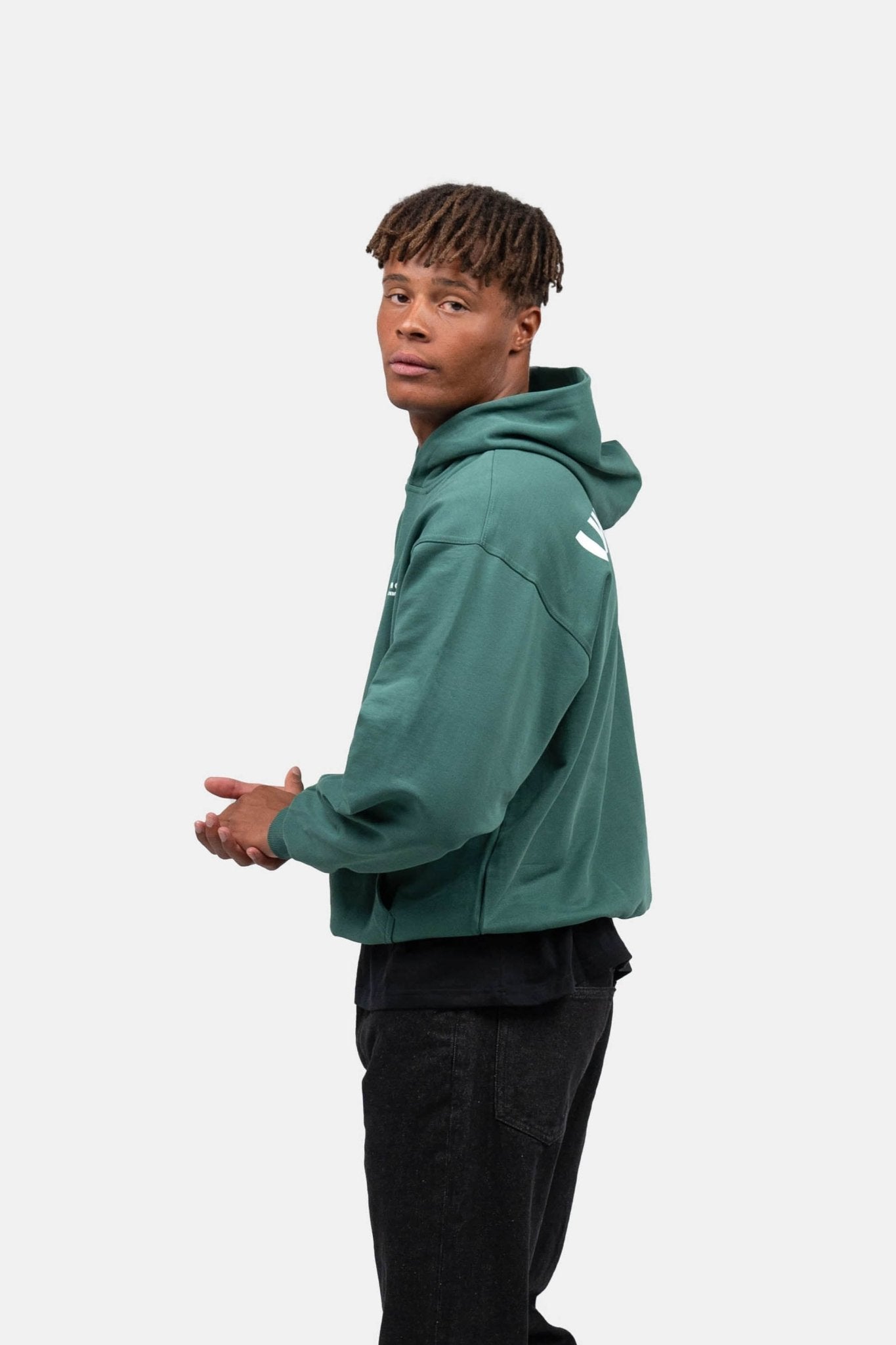 UNMARKED Hoodie Grøn |  Skagen-clothing.dk