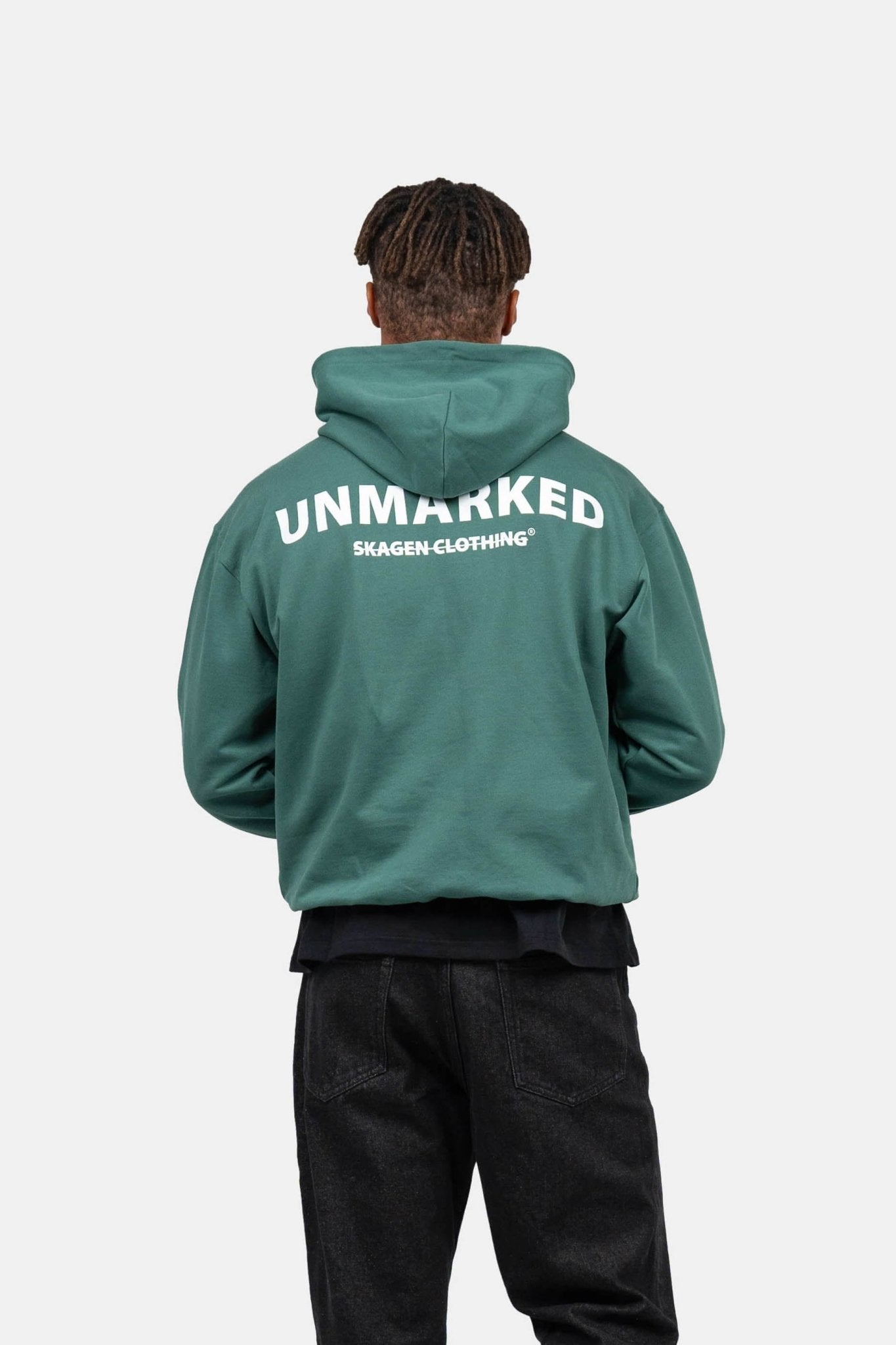 UNMARKED Hoodie Grøn |  Skagen-clothing.dk