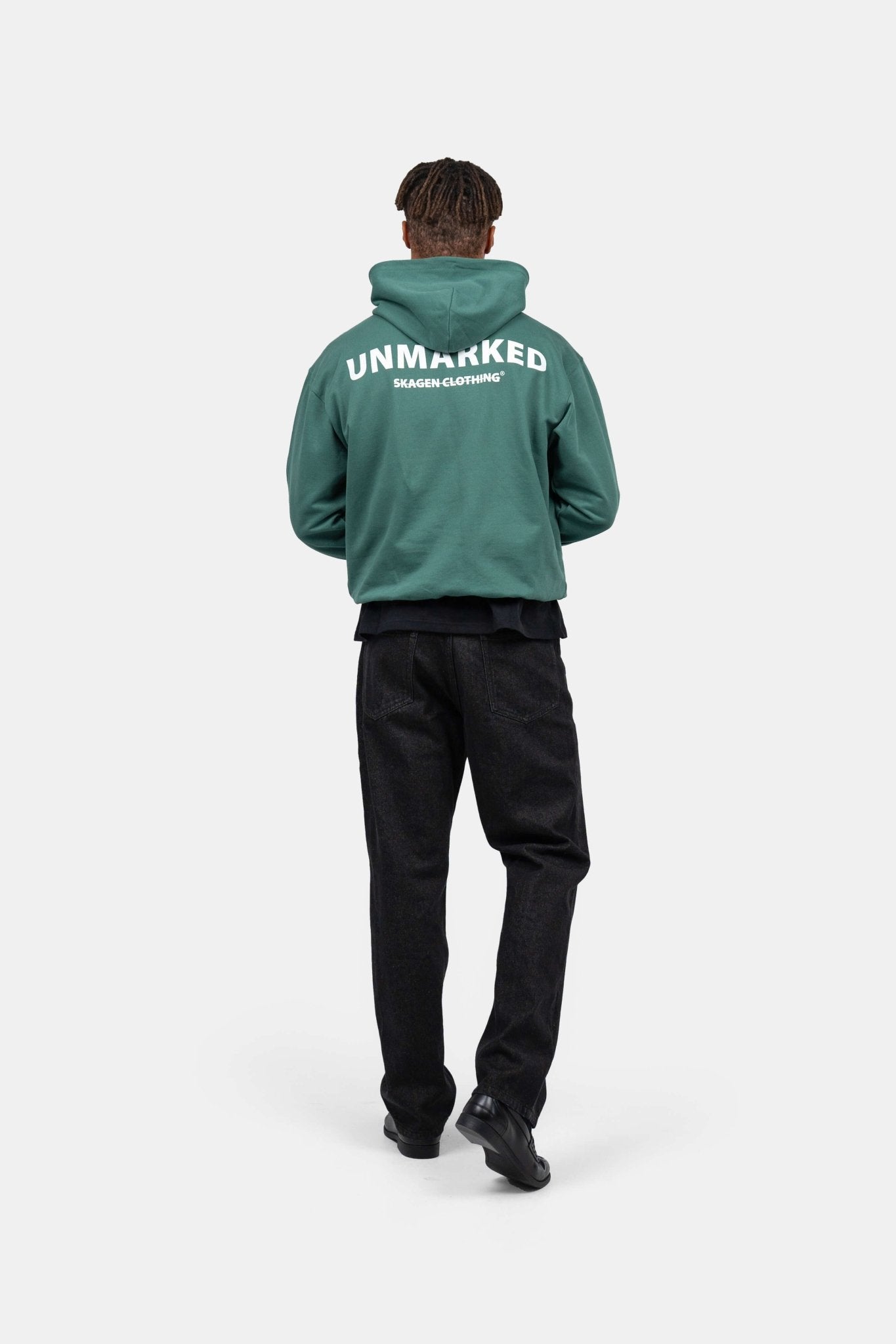 UNMARKED Hoodie Grøn |  Skagen-clothing.dk
