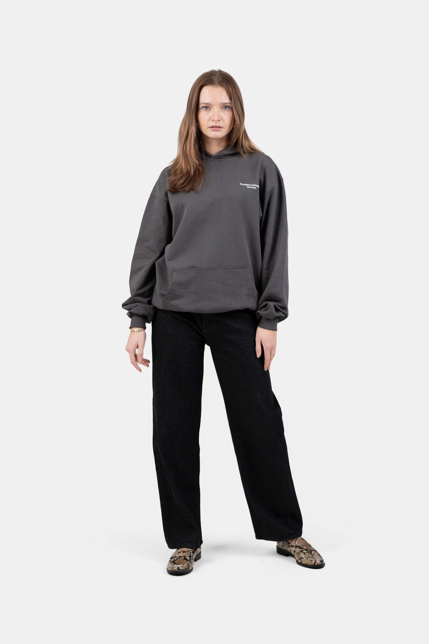 UNMARKED Hoodie Mørkegrå |  Skagen-clothing.dk