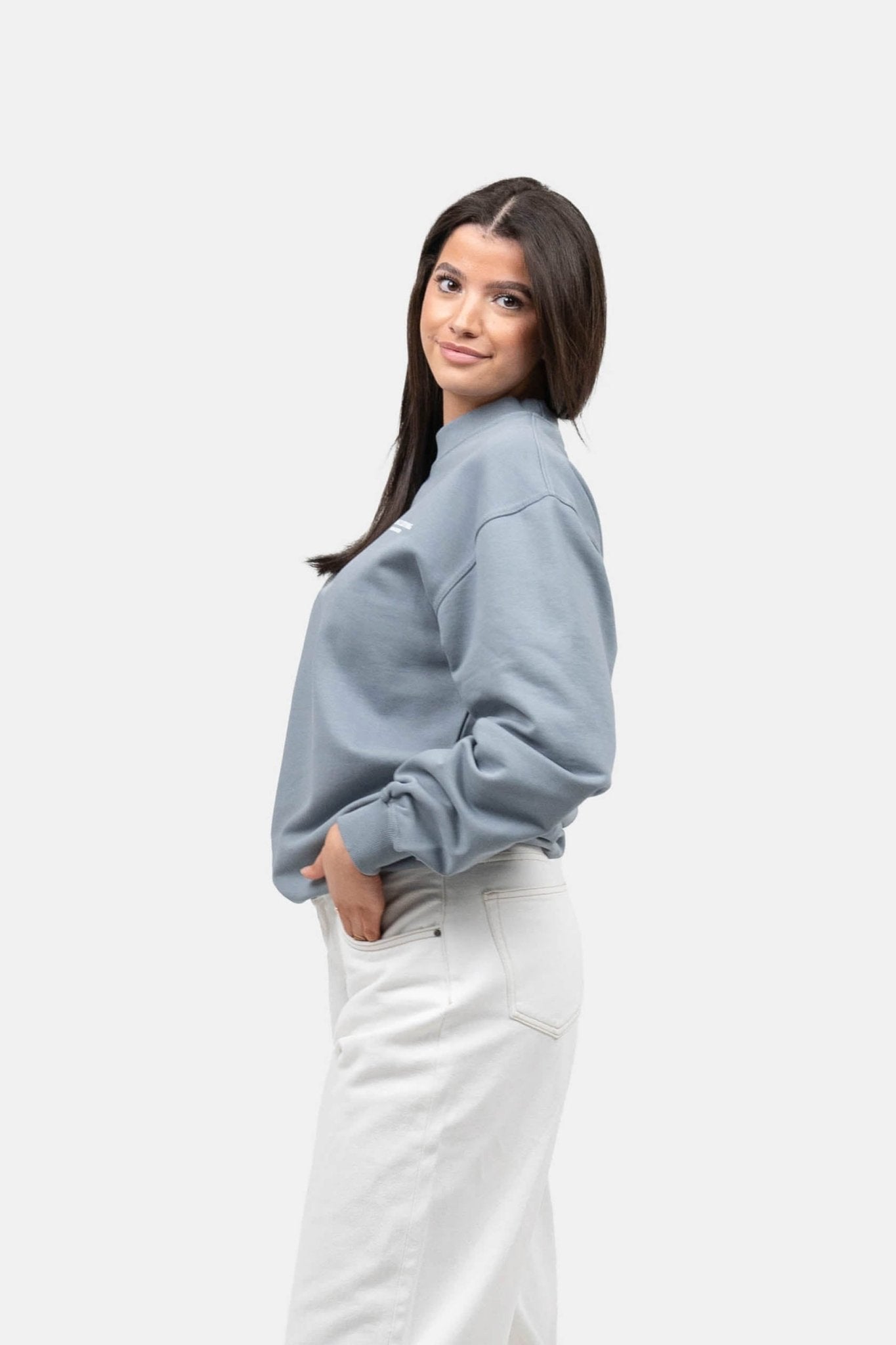 UNMARKED Sweatshirt Blå |  Skagen-clothing.dk