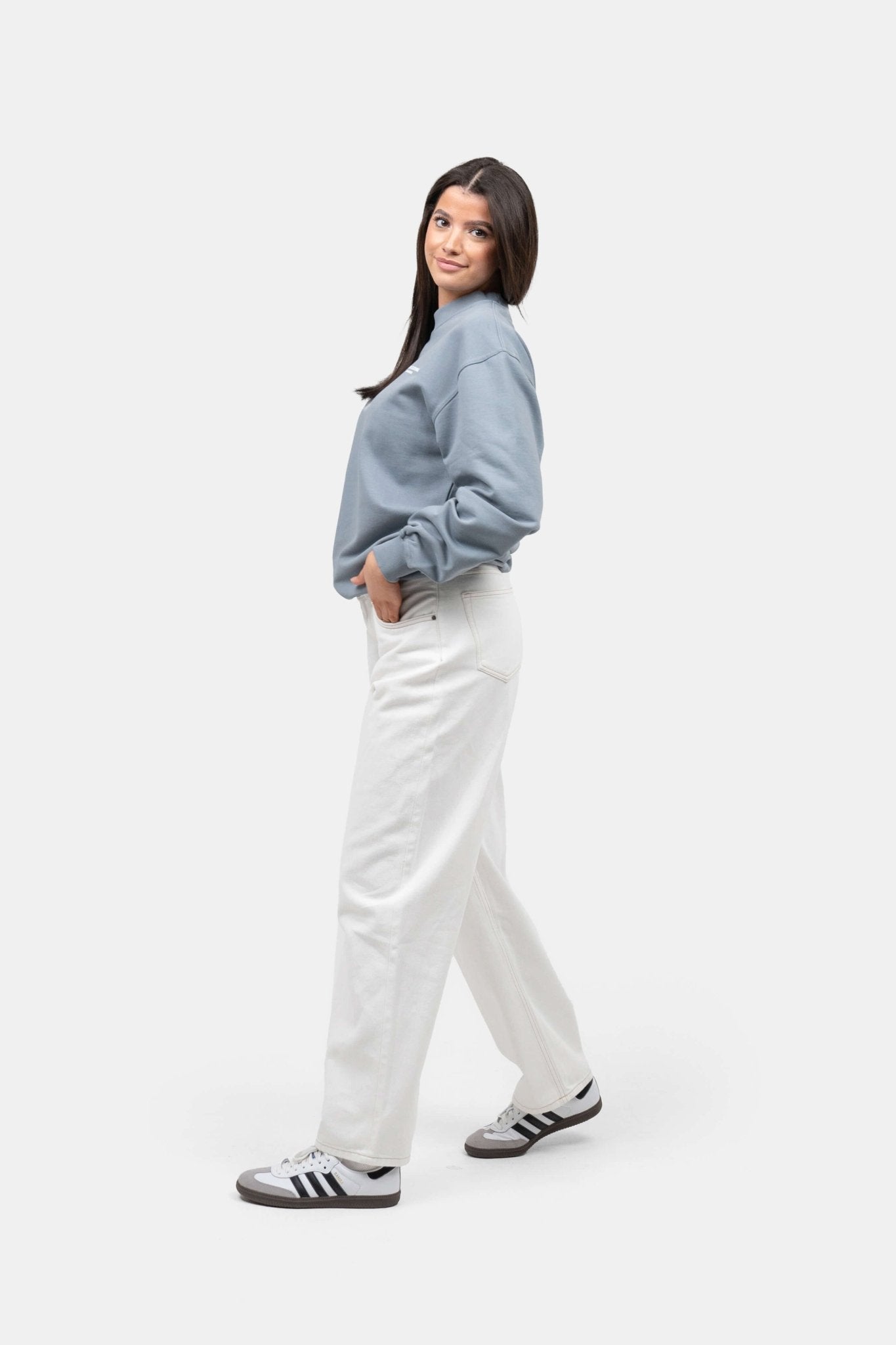 UNMARKED Sweatshirt Blå |  Skagen-clothing.dk