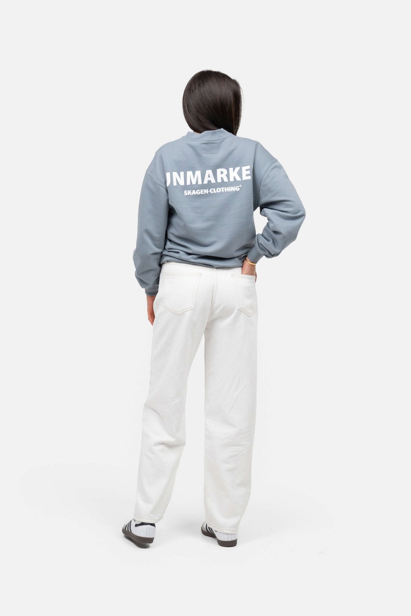 UNMARKED Sweatshirt Blå |  Skagen-clothing.dk