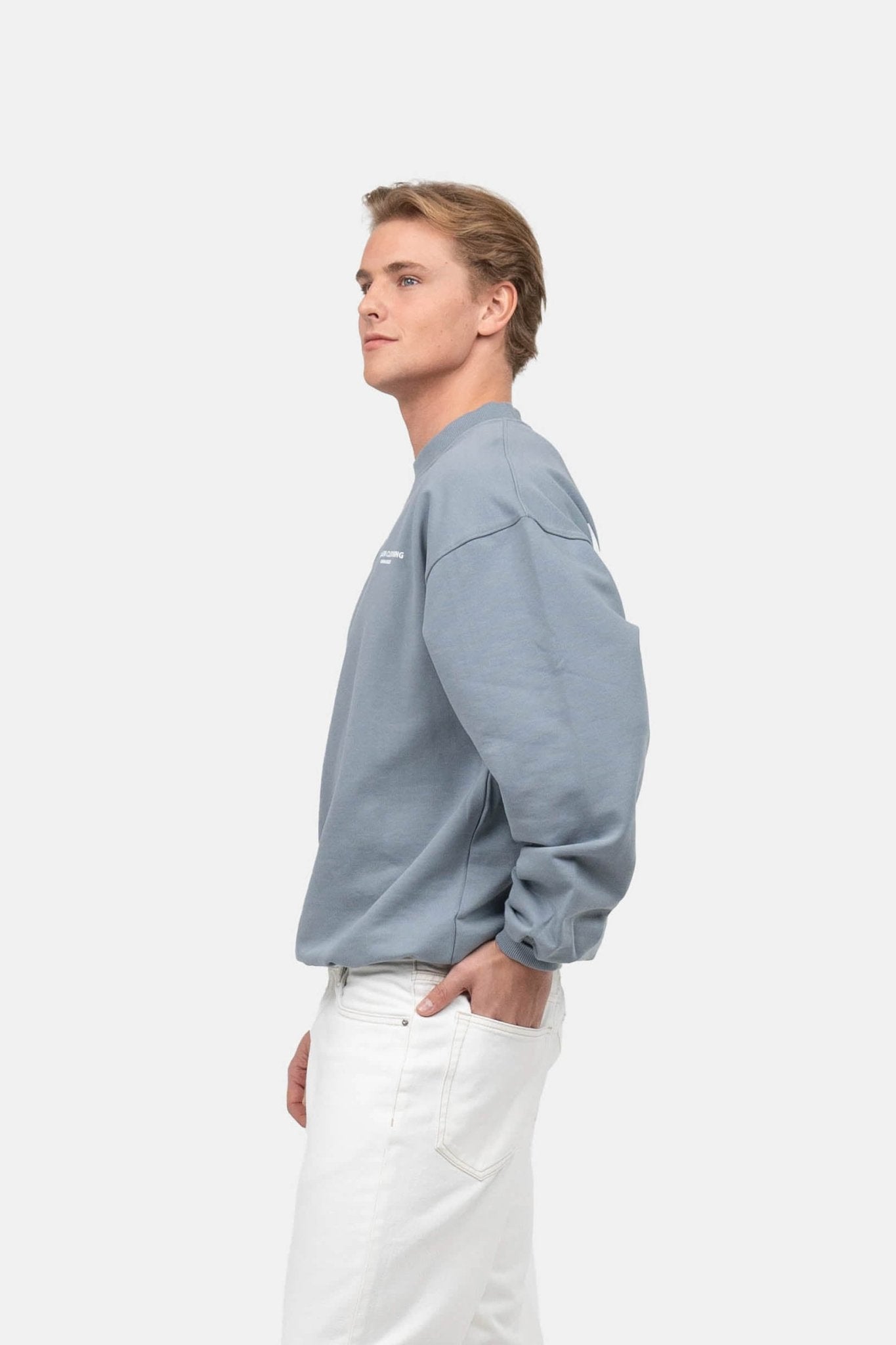 UNMARKED Sweatshirt Blå |  Skagen-clothing.dk