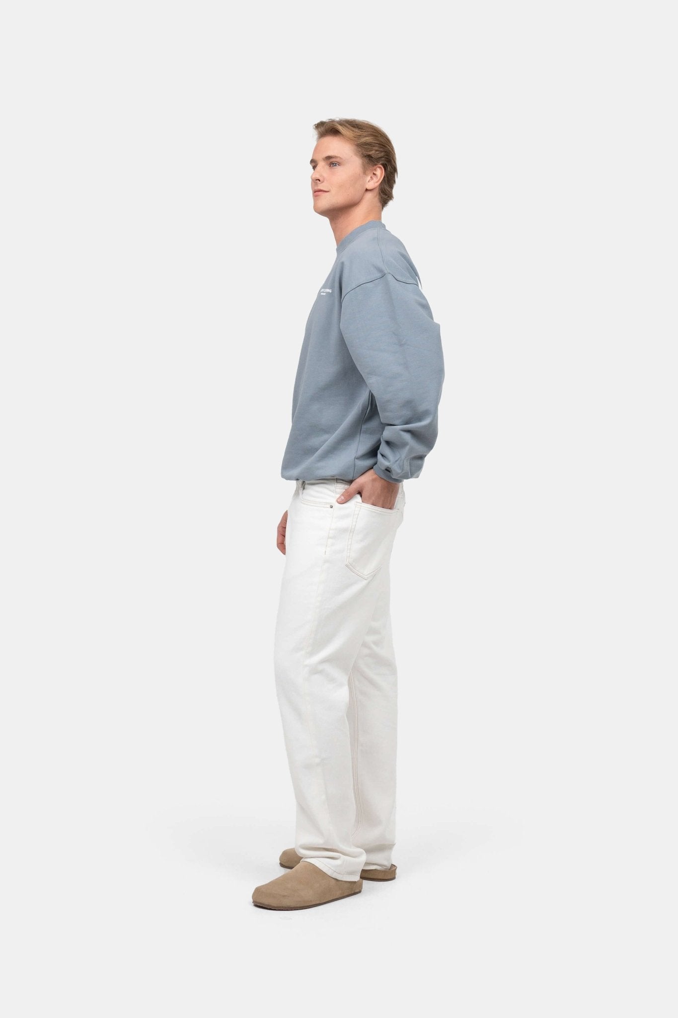 UNMARKED Sweatshirt Blå |  Skagen-clothing.dk