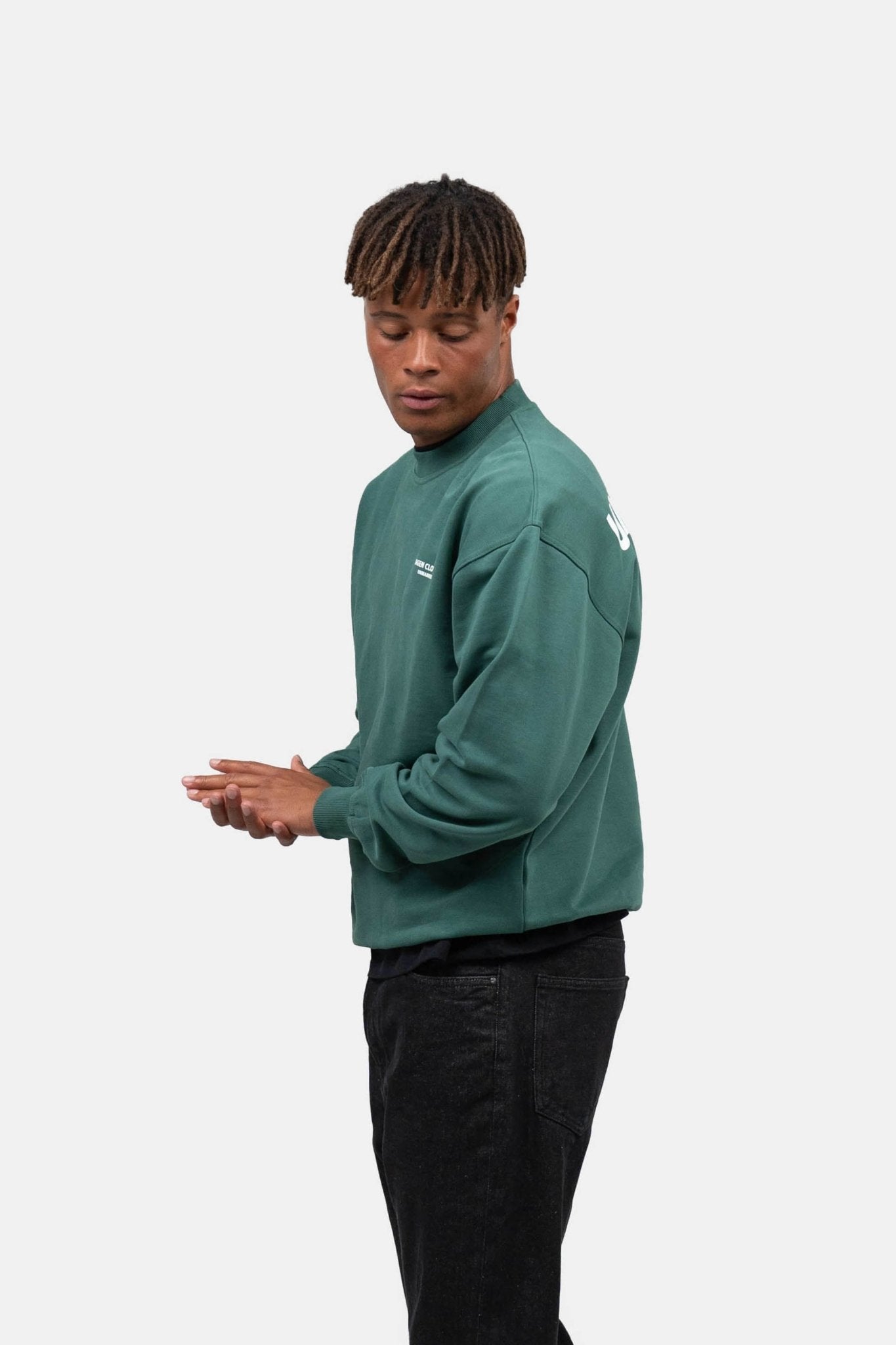 UNMARKED Sweatshirt Grøn |  Skagen-clothing.dk