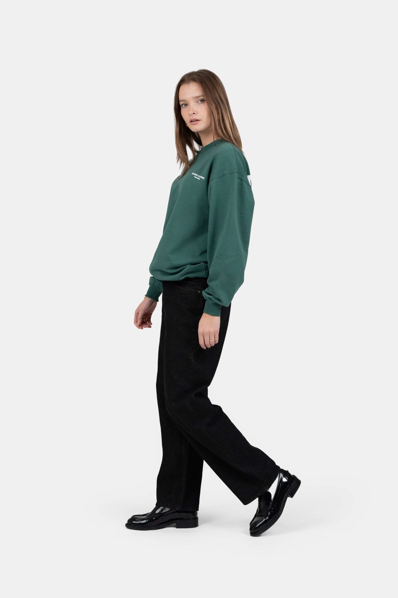 UNMARKED Sweatshirt Grøn |  Skagen-clothing.dk