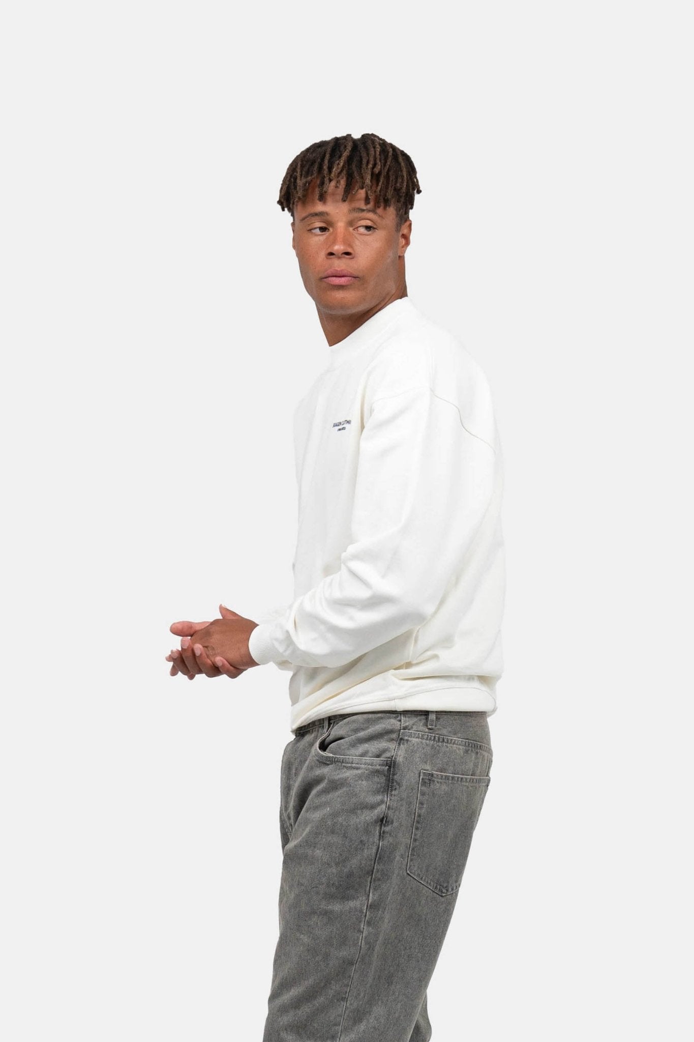 UNMARKED Sweatshirt Hvid |  Skagen-clothing.dk