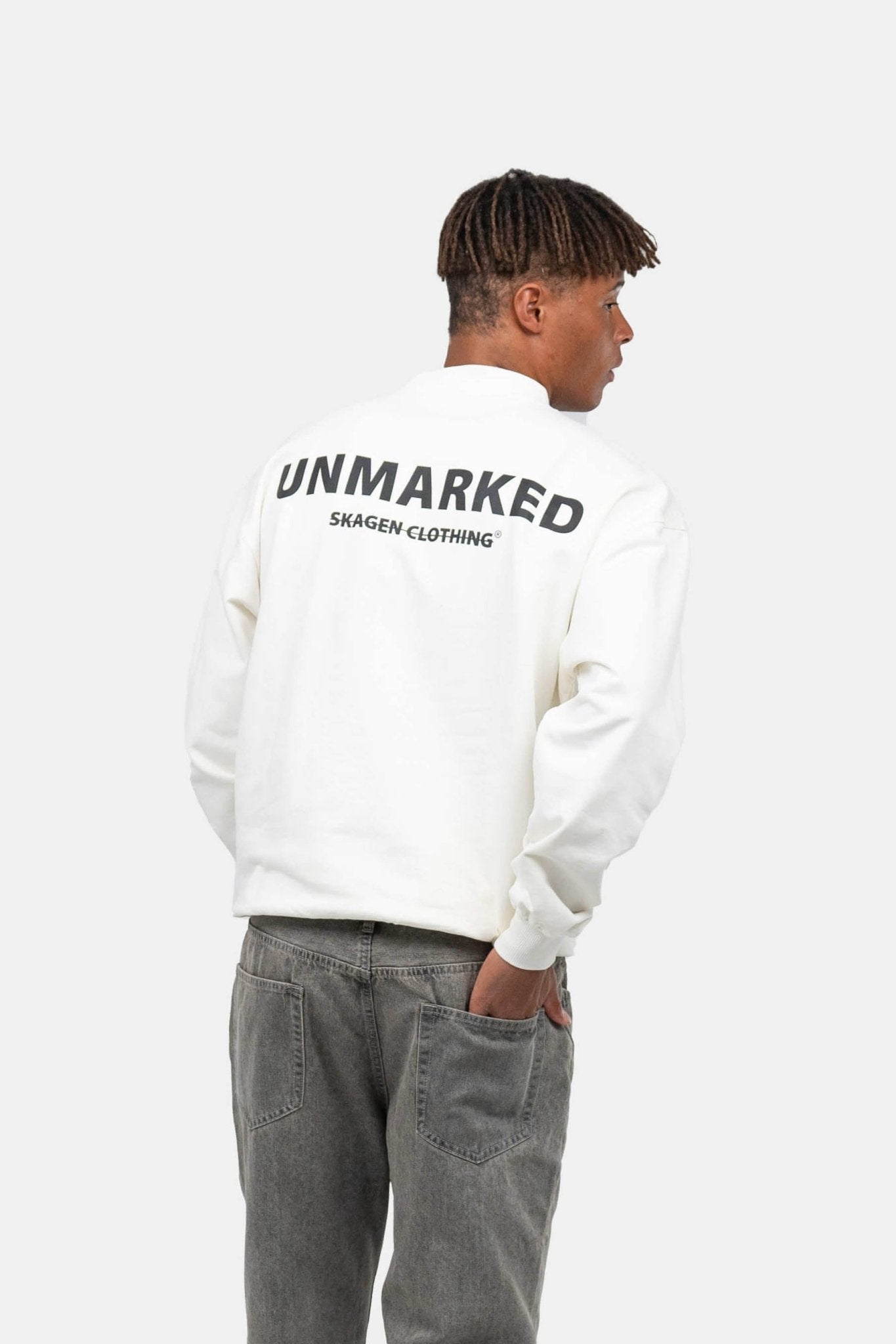 UNMARKED Sweatshirt Hvid |  Skagen-clothing.dk