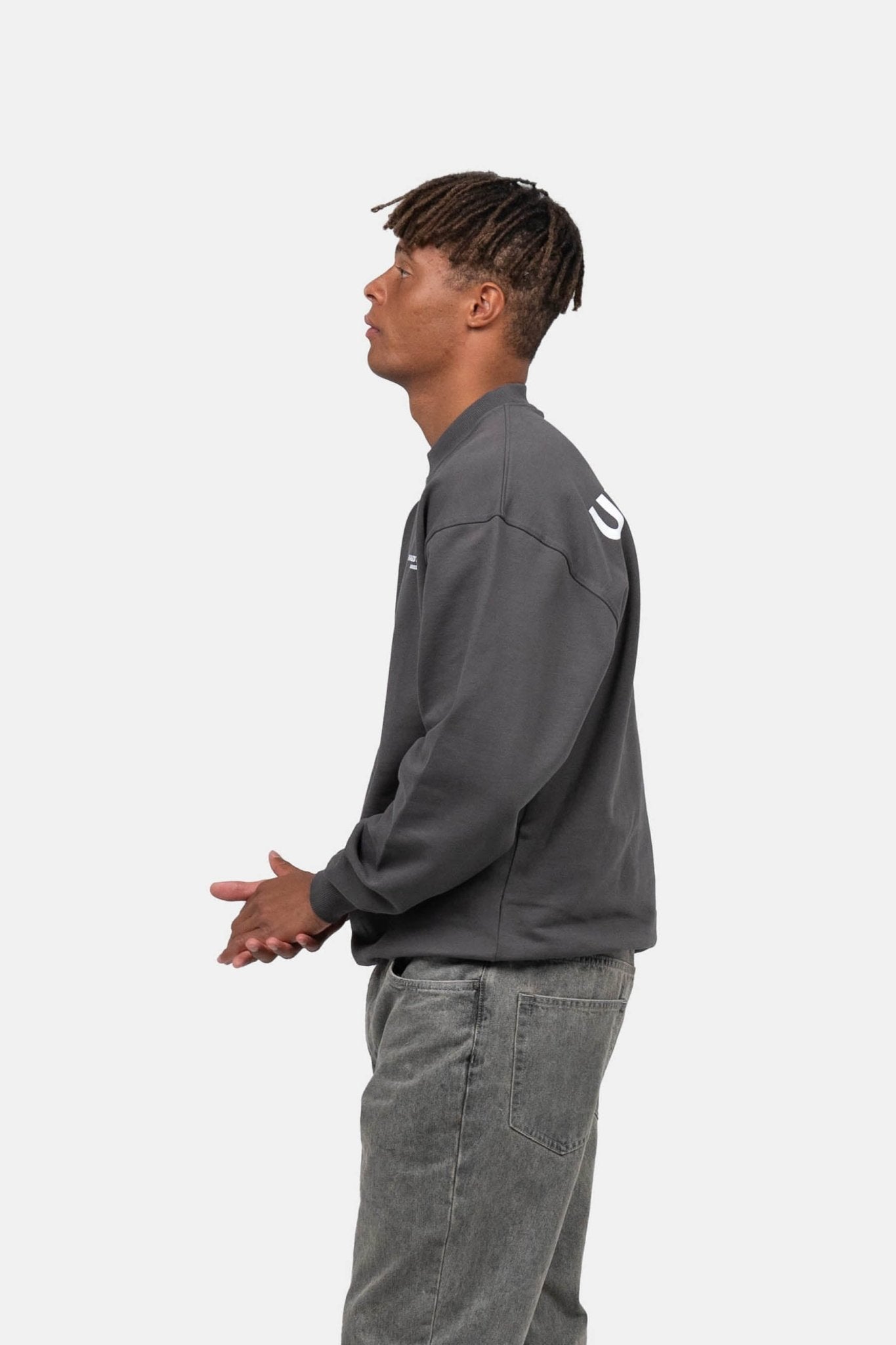 UNMARKED Sweatshirt Mørkegrå |  Skagen-clothing.dk