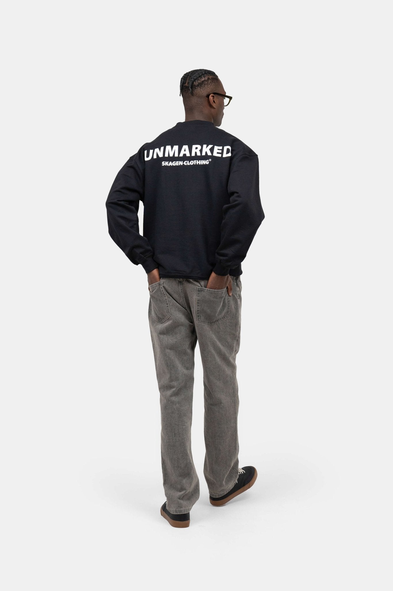 UNMARKED Sweatshirt Sort |  Skagen-clothing.dk