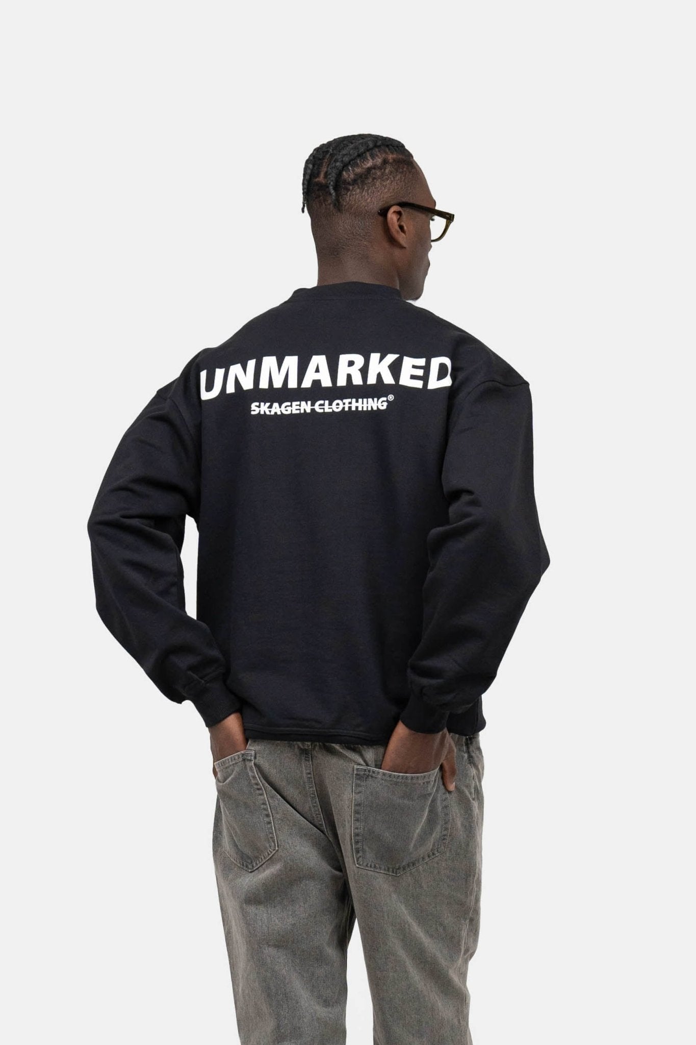 UNMARKED Sweatshirt Sort |  Skagen-clothing.dk