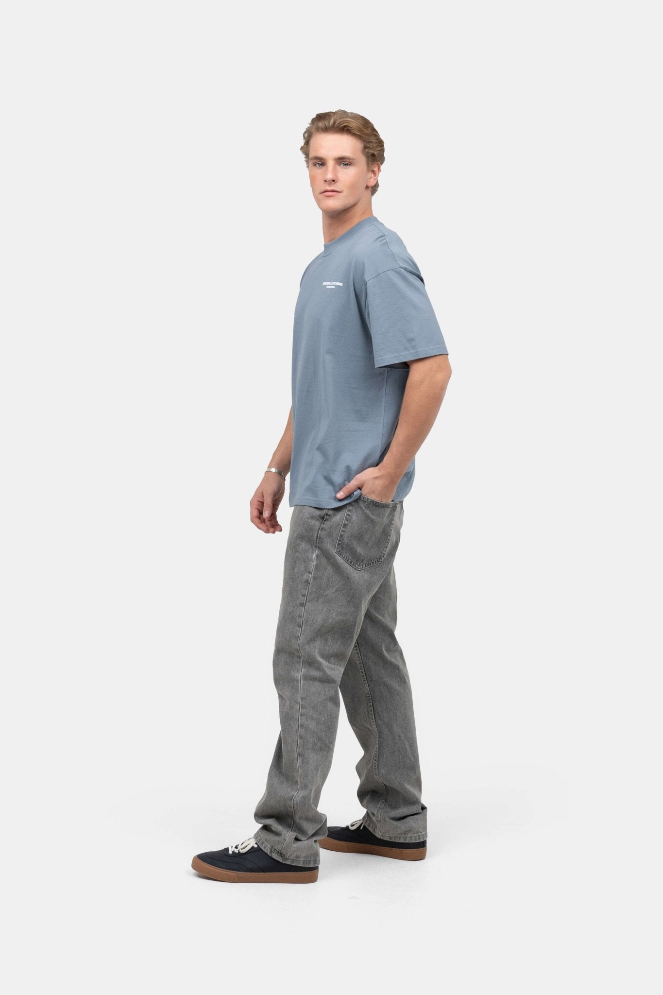 UNMARKED T-shirt Blå |  Skagen-clothing.dk