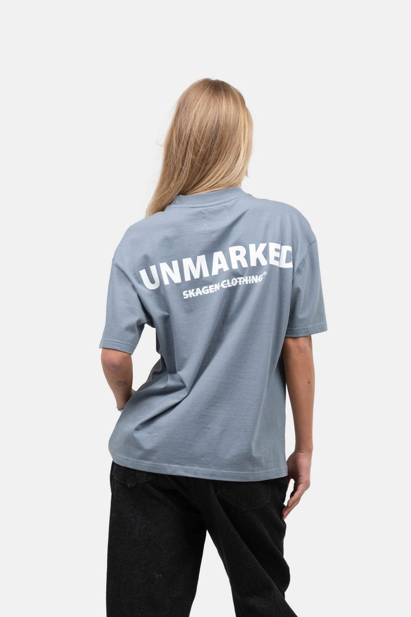 UNMARKED T-shirt Blå |  Skagen-clothing.dk