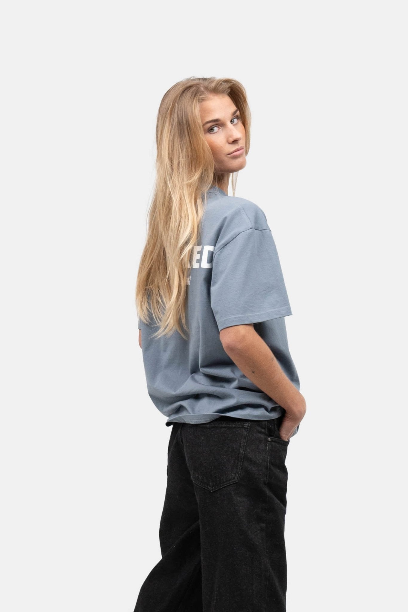 UNMARKED T-shirt Blå |  Skagen-clothing.dk