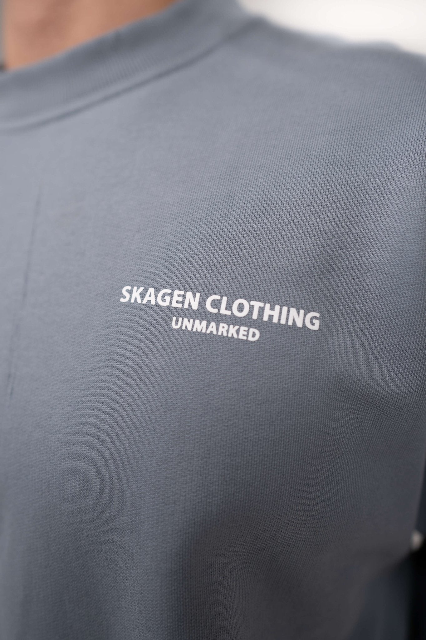 UNMARKED T-shirt Blå |  Skagen-clothing.dk