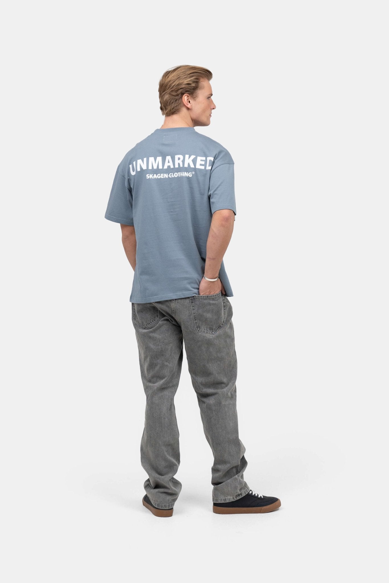 UNMARKED T-shirt Blå |  Skagen-clothing.dk