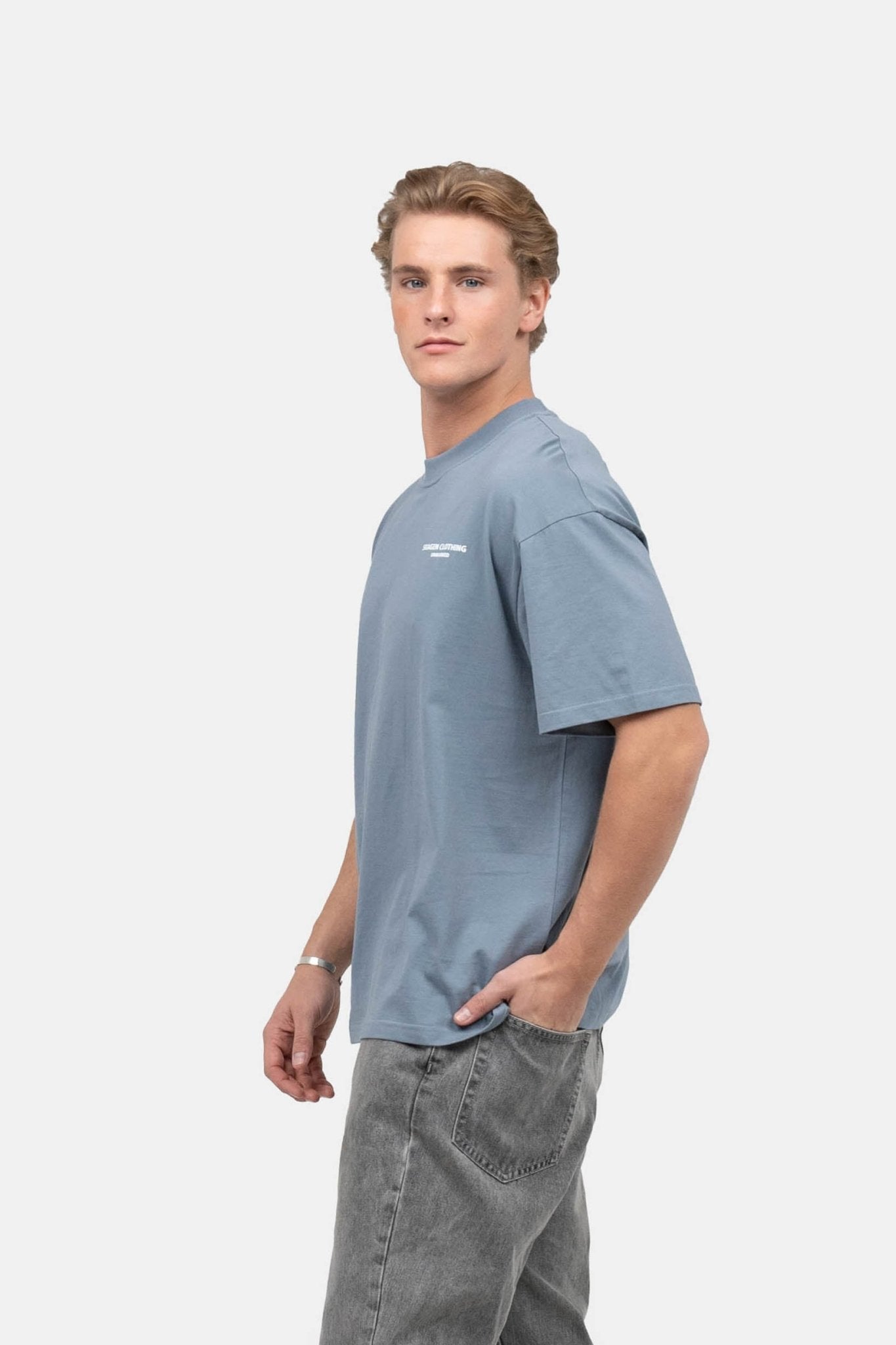 UNMARKED T-shirt Blå |  Skagen-clothing.dk