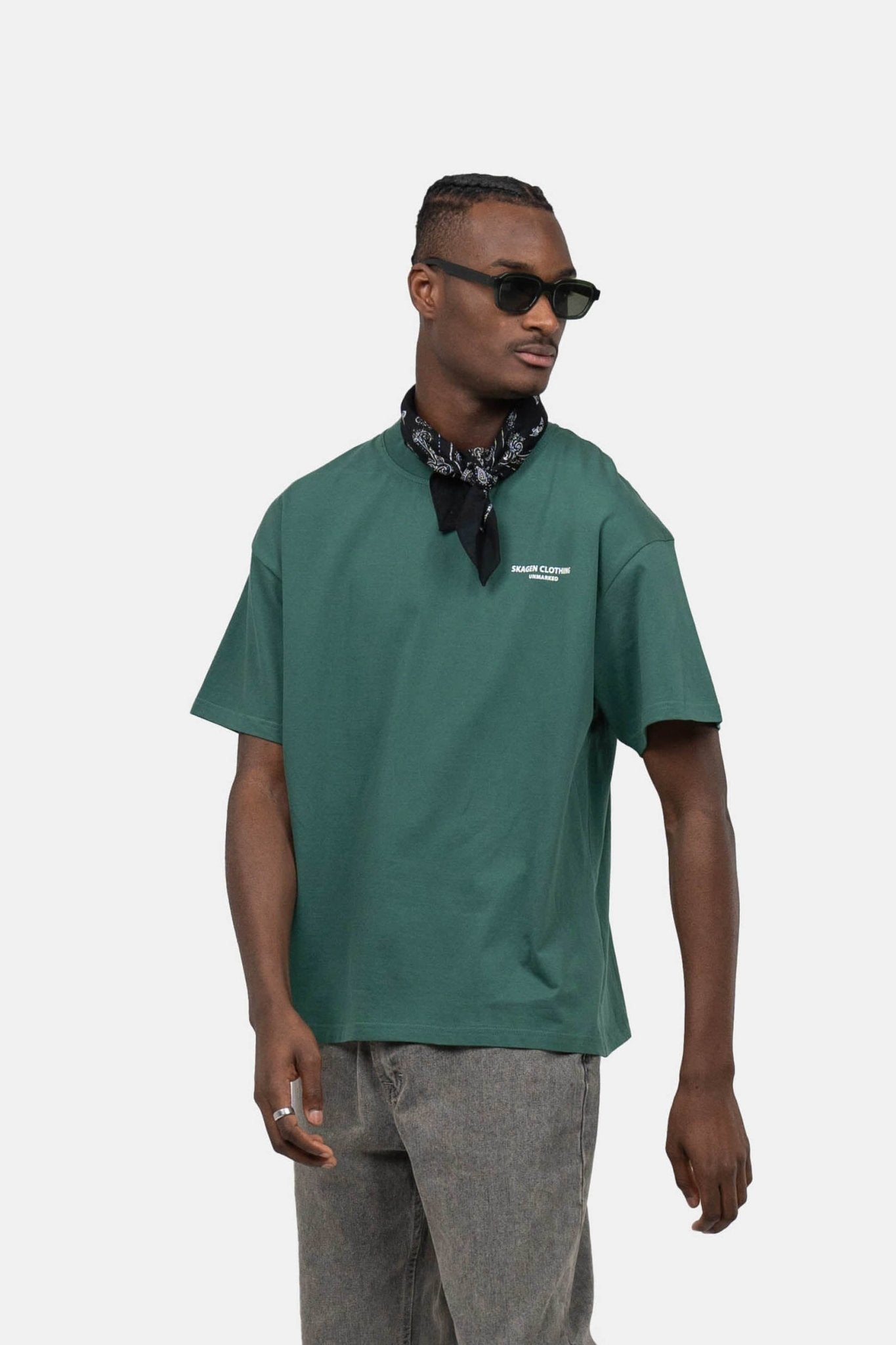 UNMARKED T-shirt Grøn |  Skagen-clothing.dk
