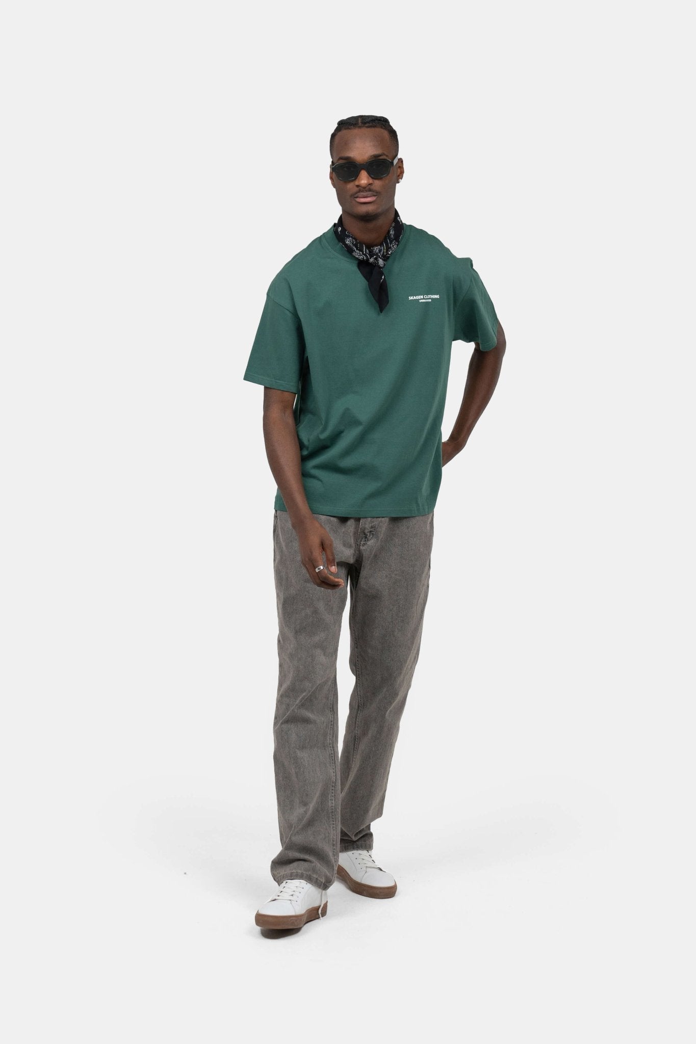 UNMARKED T-shirt Grøn |  Skagen-clothing.dk