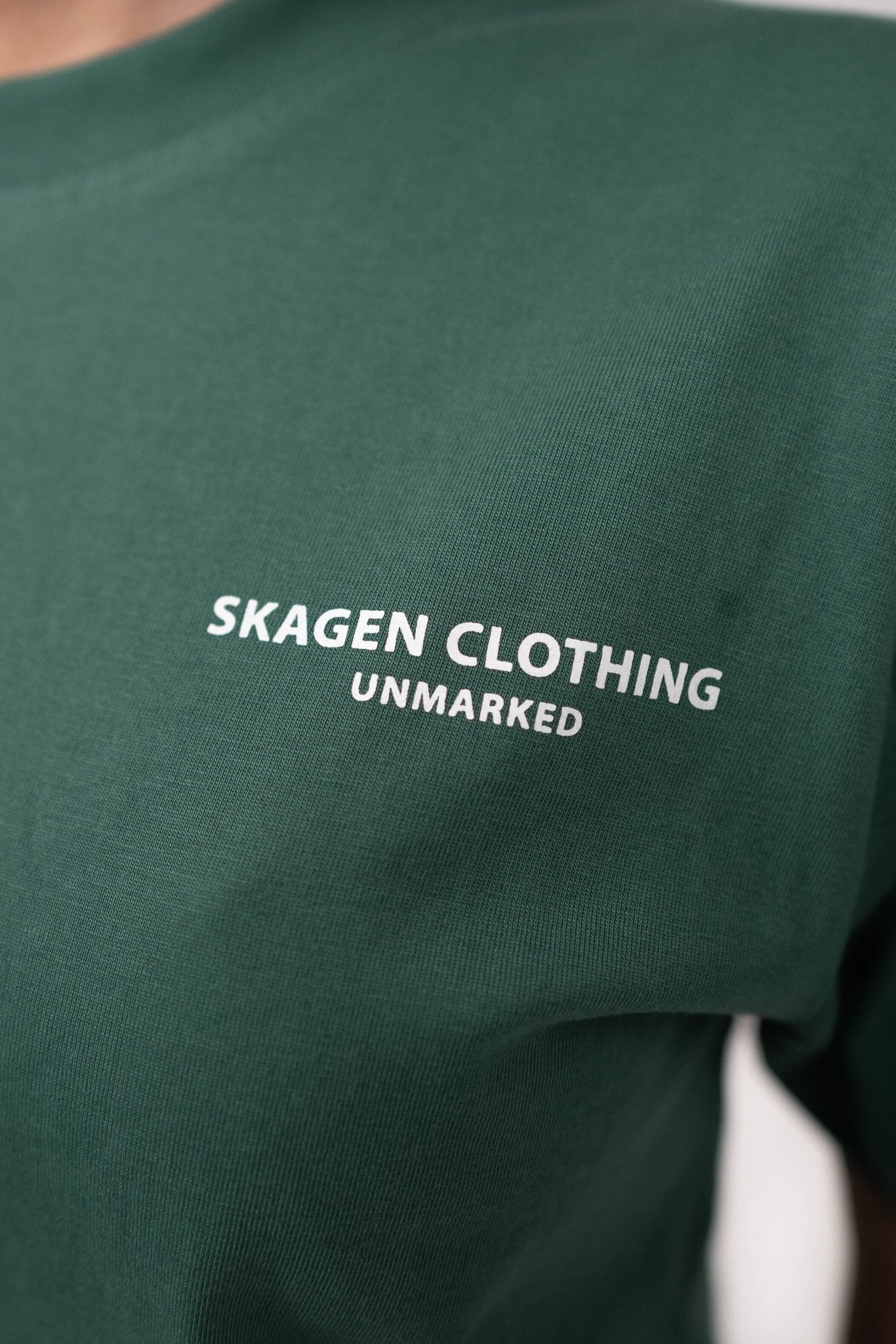 UNMARKED T-shirt Grøn |  Skagen-clothing.dk