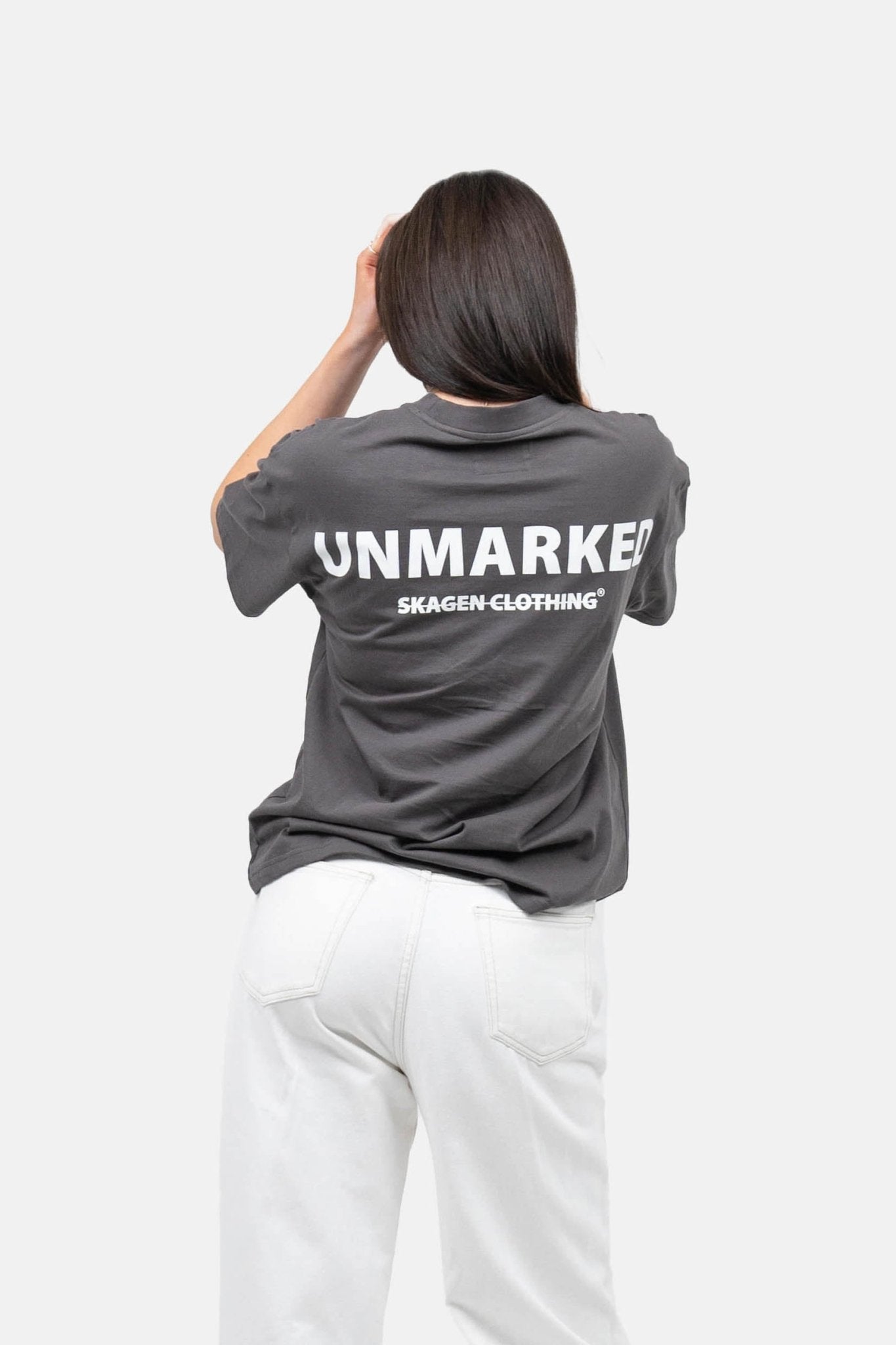 UNMARKED T-shirt Mørkegrå |  Skagen-clothing.dk