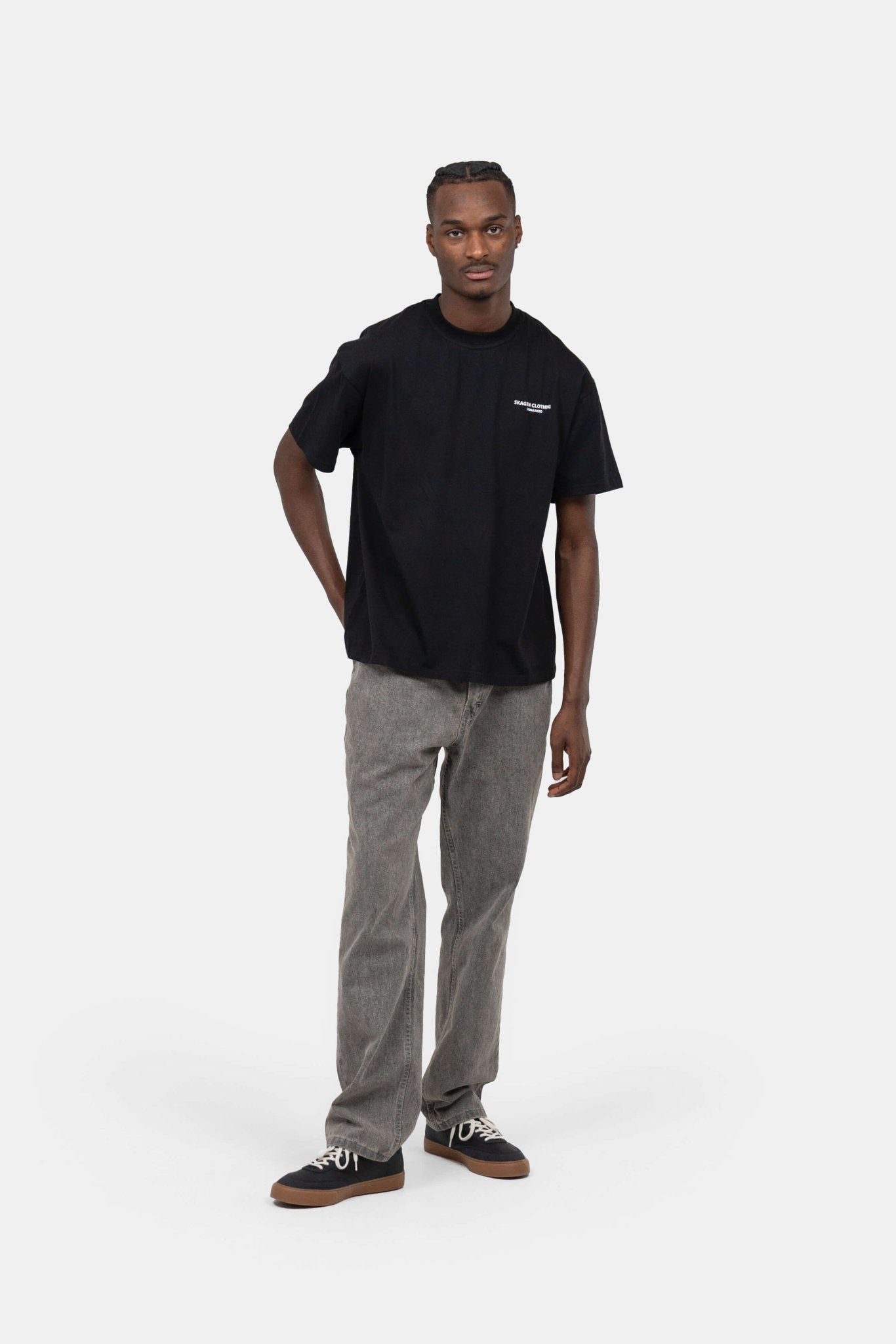 UNMARKED T-shirt Sort |  Skagen-clothing.dk