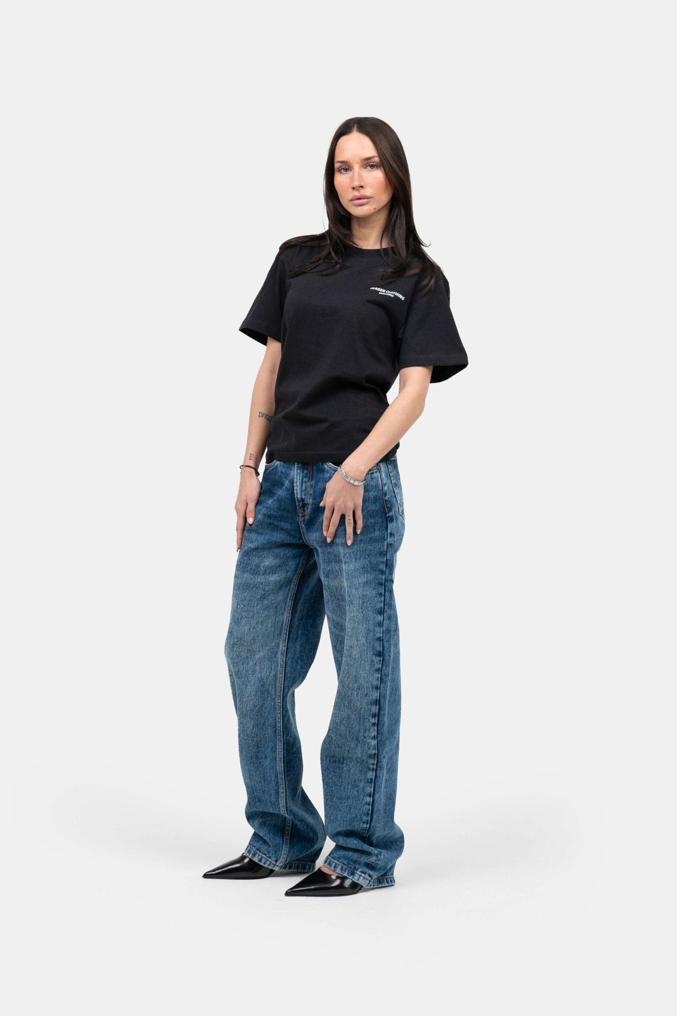 UNMARKED T-shirt Sort |  Skagen-clothing.dk