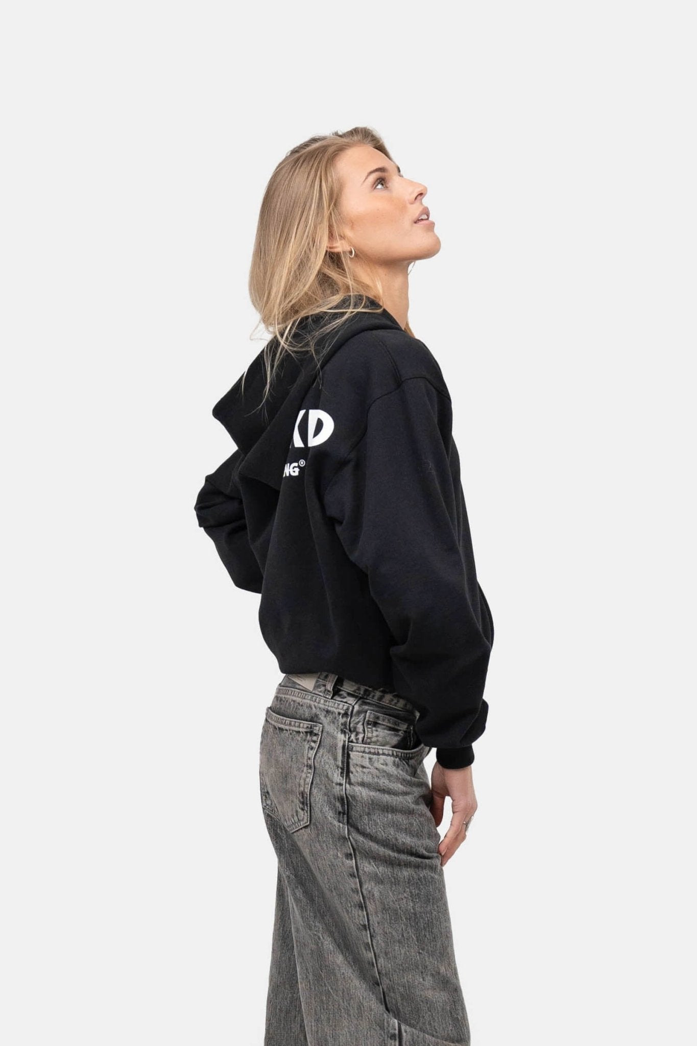 UNMARKED Zip-Hoodie Sort |  Skagen-clothing.dk